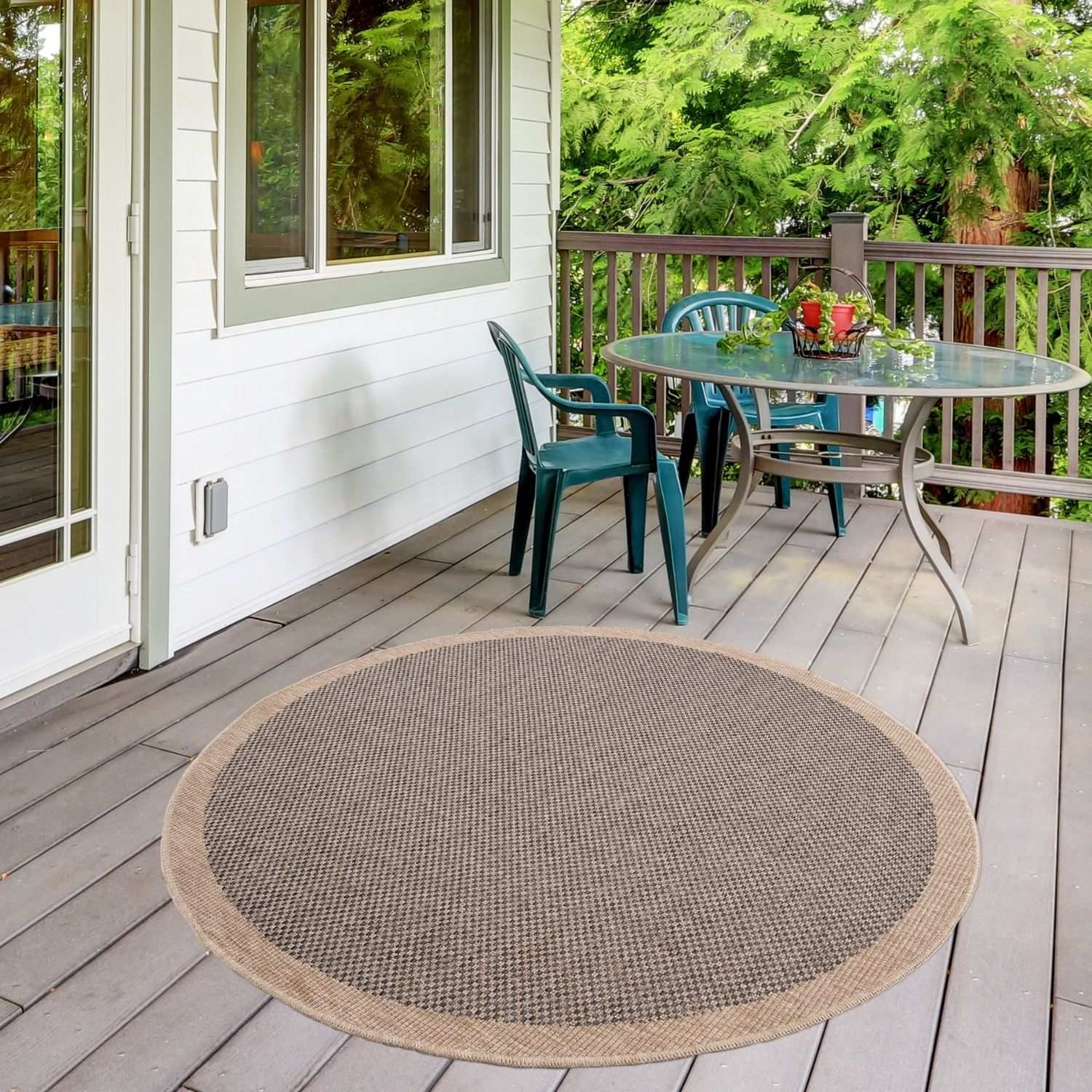 Nature Outdoor Rug Dark Grey | 5200DG