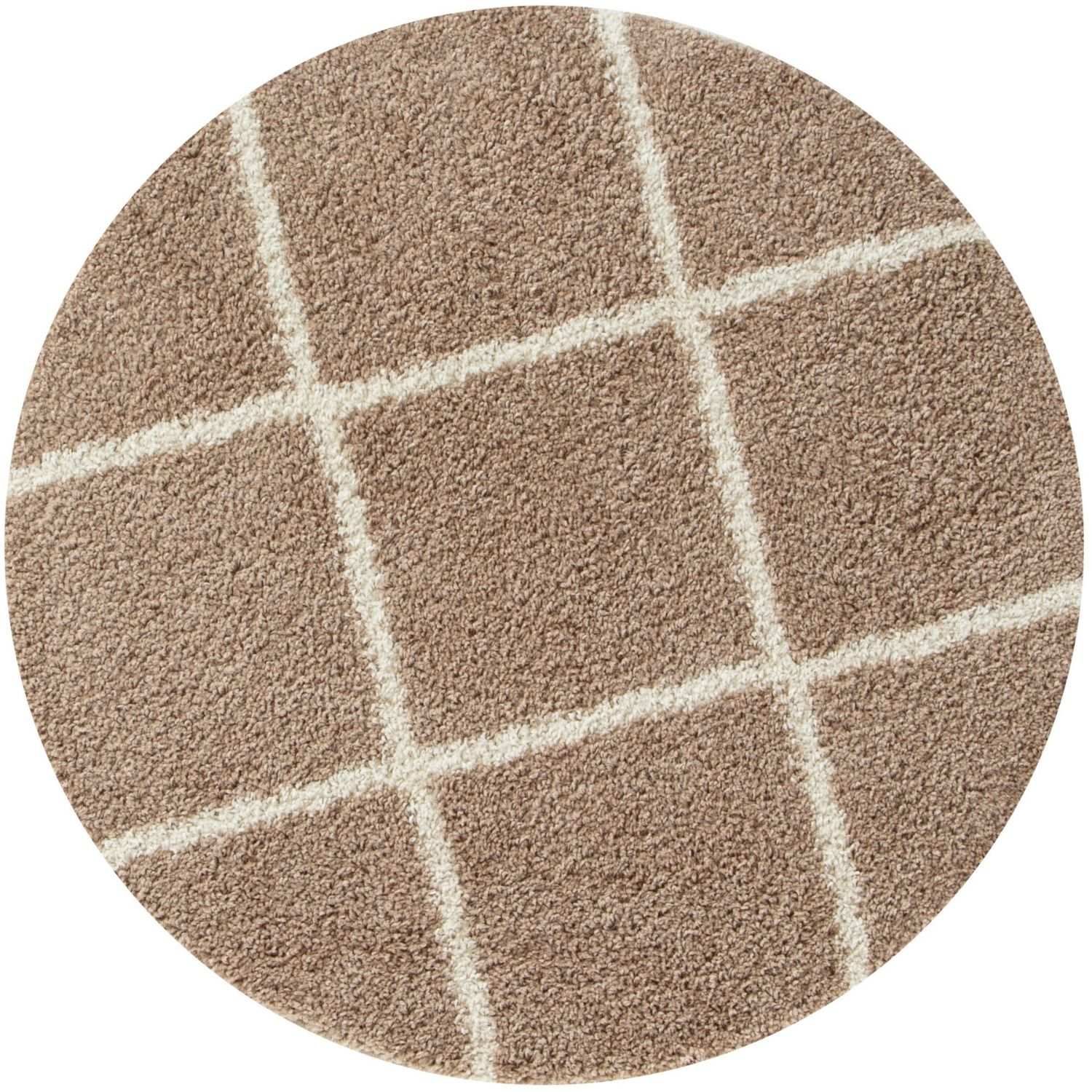 Moroccan Beige Shaggy Rug | 520