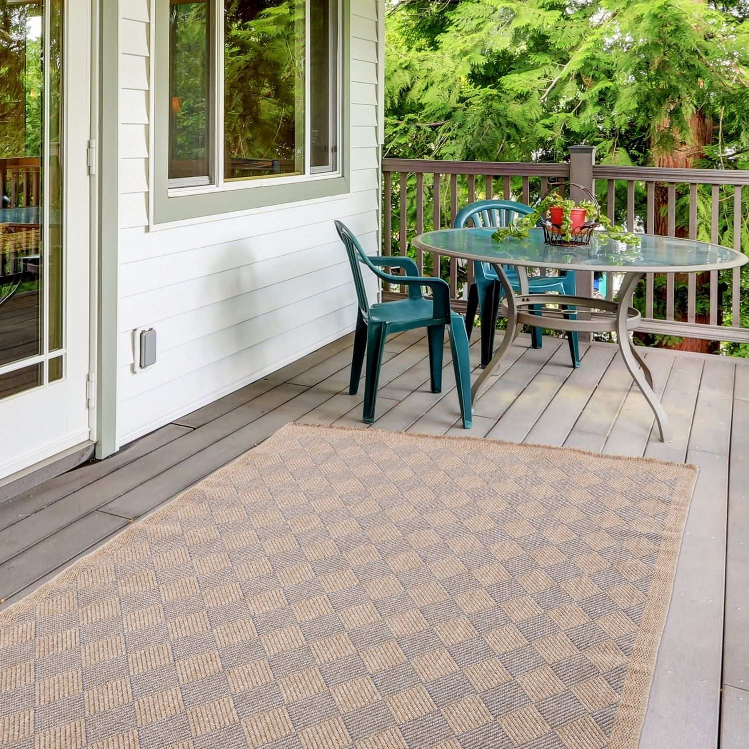 Nature Outdoor Rug Blue | 5300B
