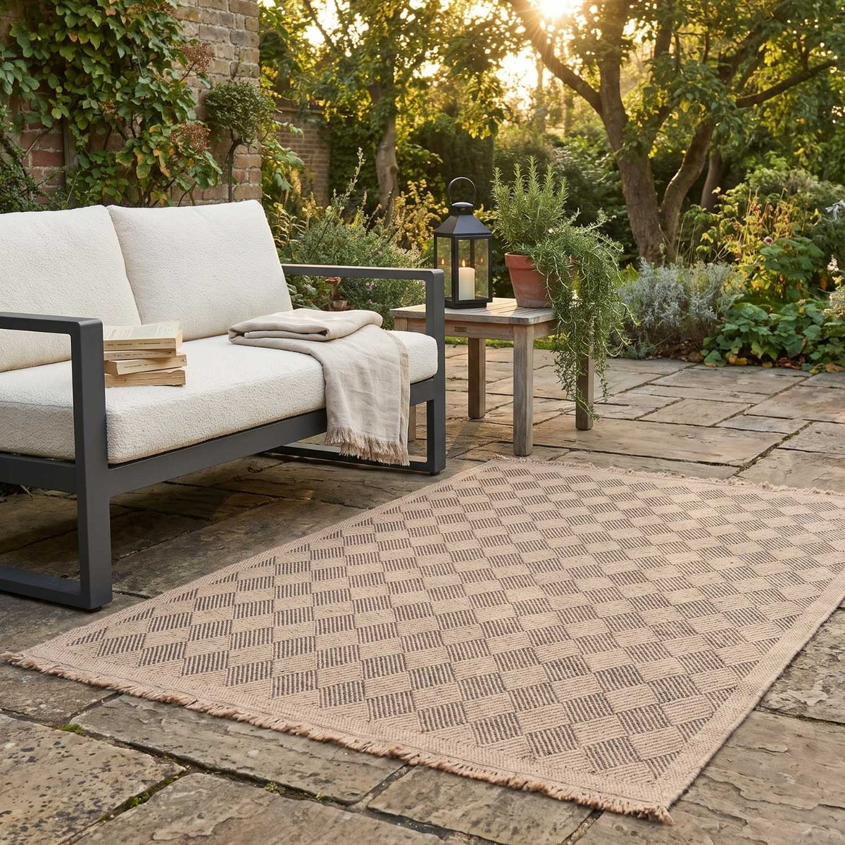 Nature Outdoor Rug Dark Grey | 5300DG