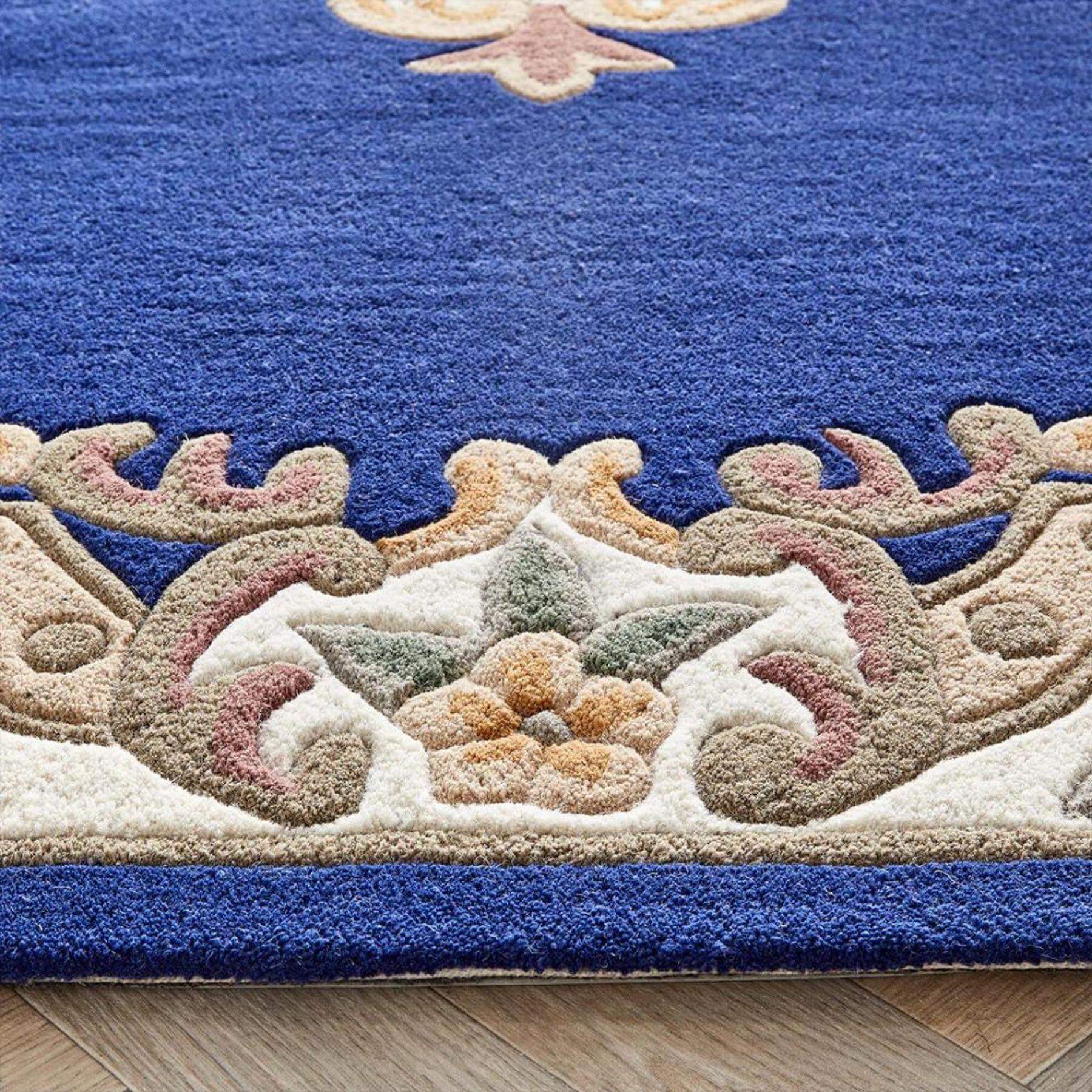 Shensi Navy Medallion Rug