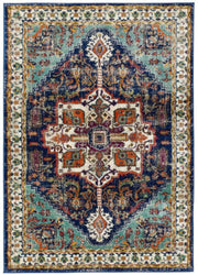 Granada Multicolour Vintage Rug | Emerald