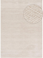 Carmel Cream-Beige Striped Rug | 6010