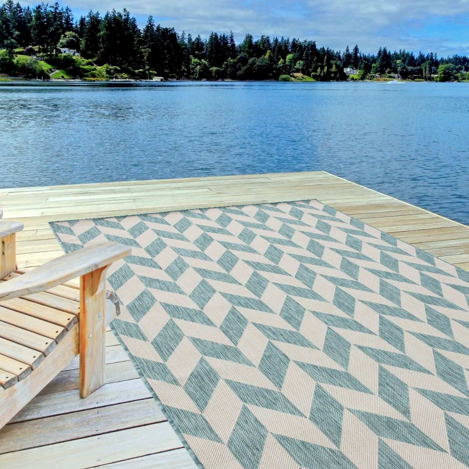 Ecology Outdoor Rug Aqua | 600Aq