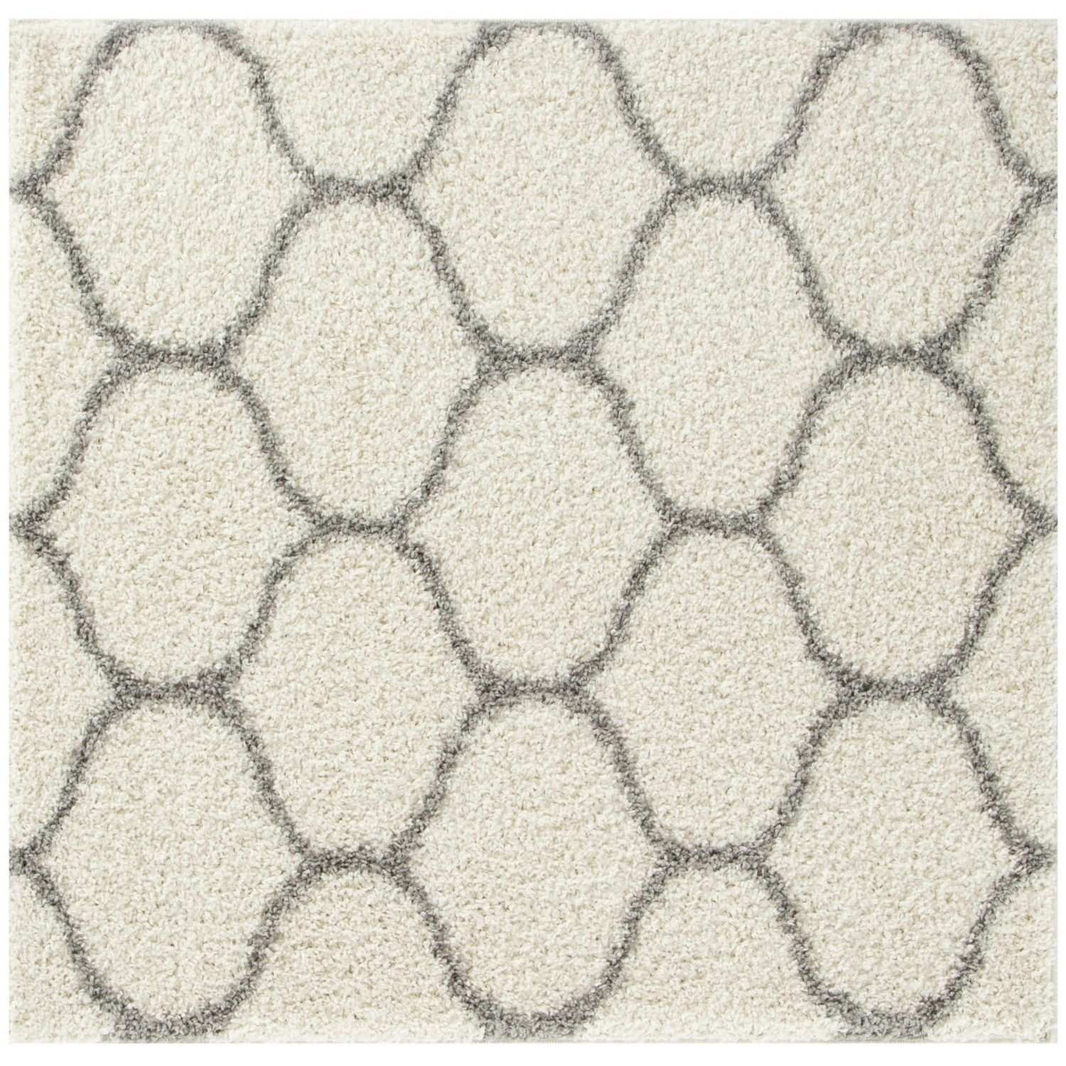 Moroccan Ivory Shaggy Rug | 600