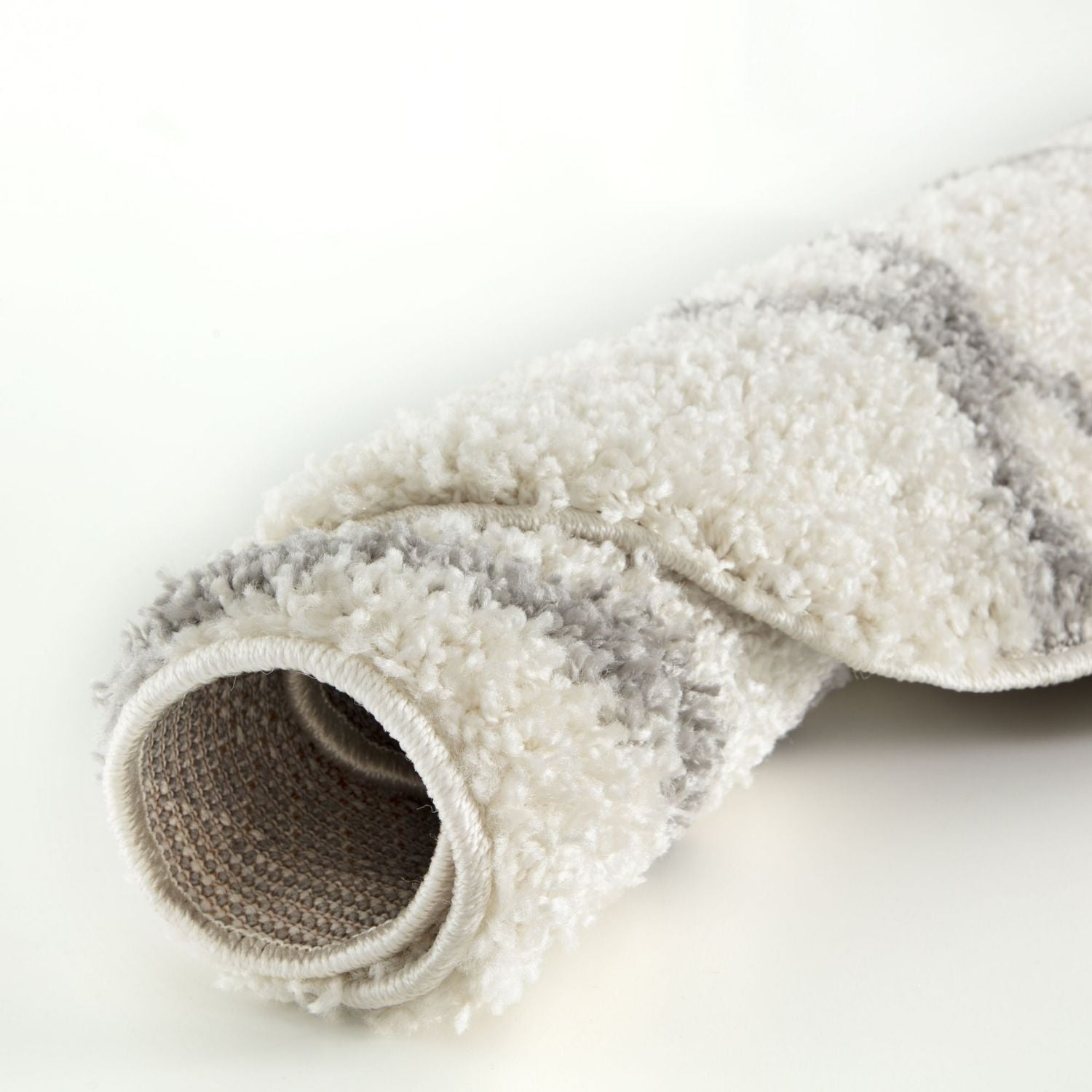 Moroccan Ivory Shaggy Rug | 600