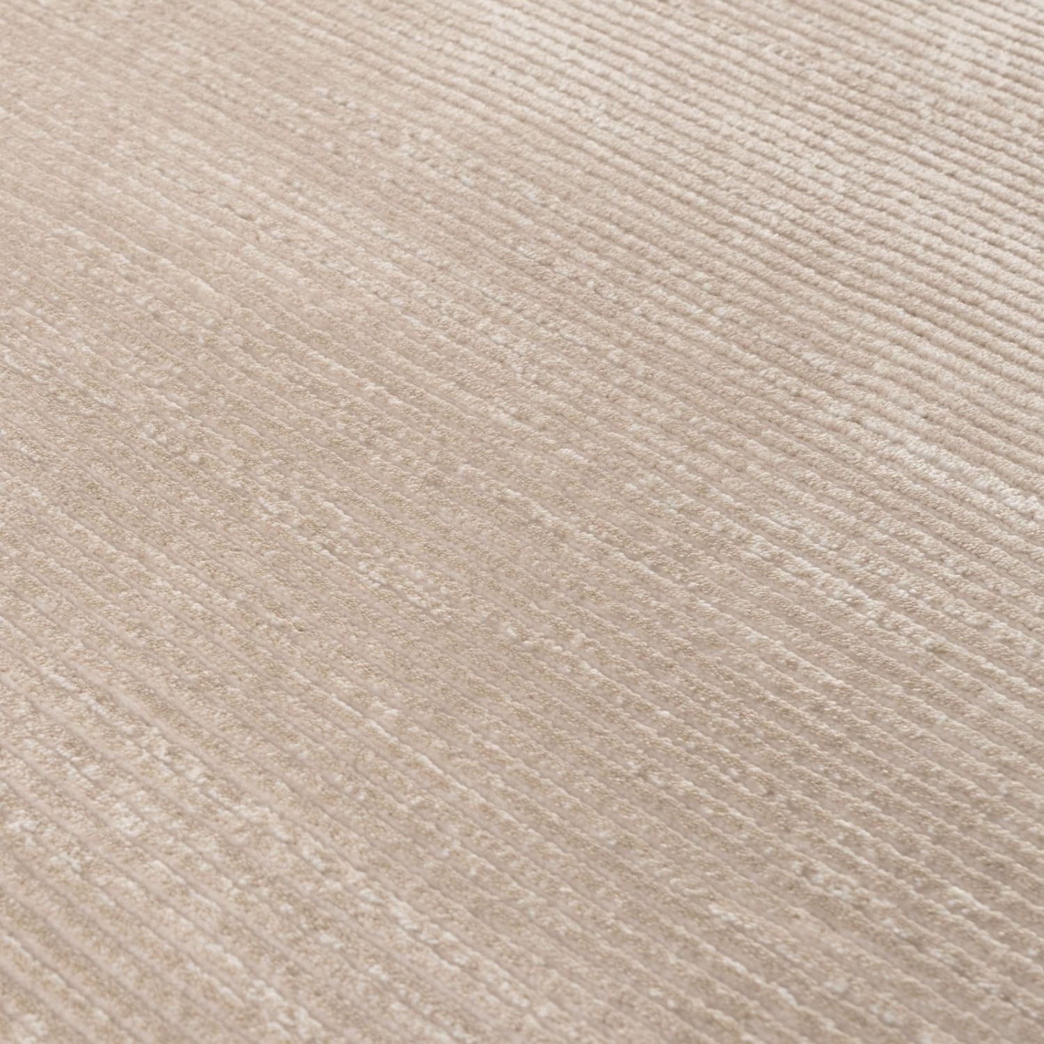 Carmel Beige-Cream Striped Rug | 6020