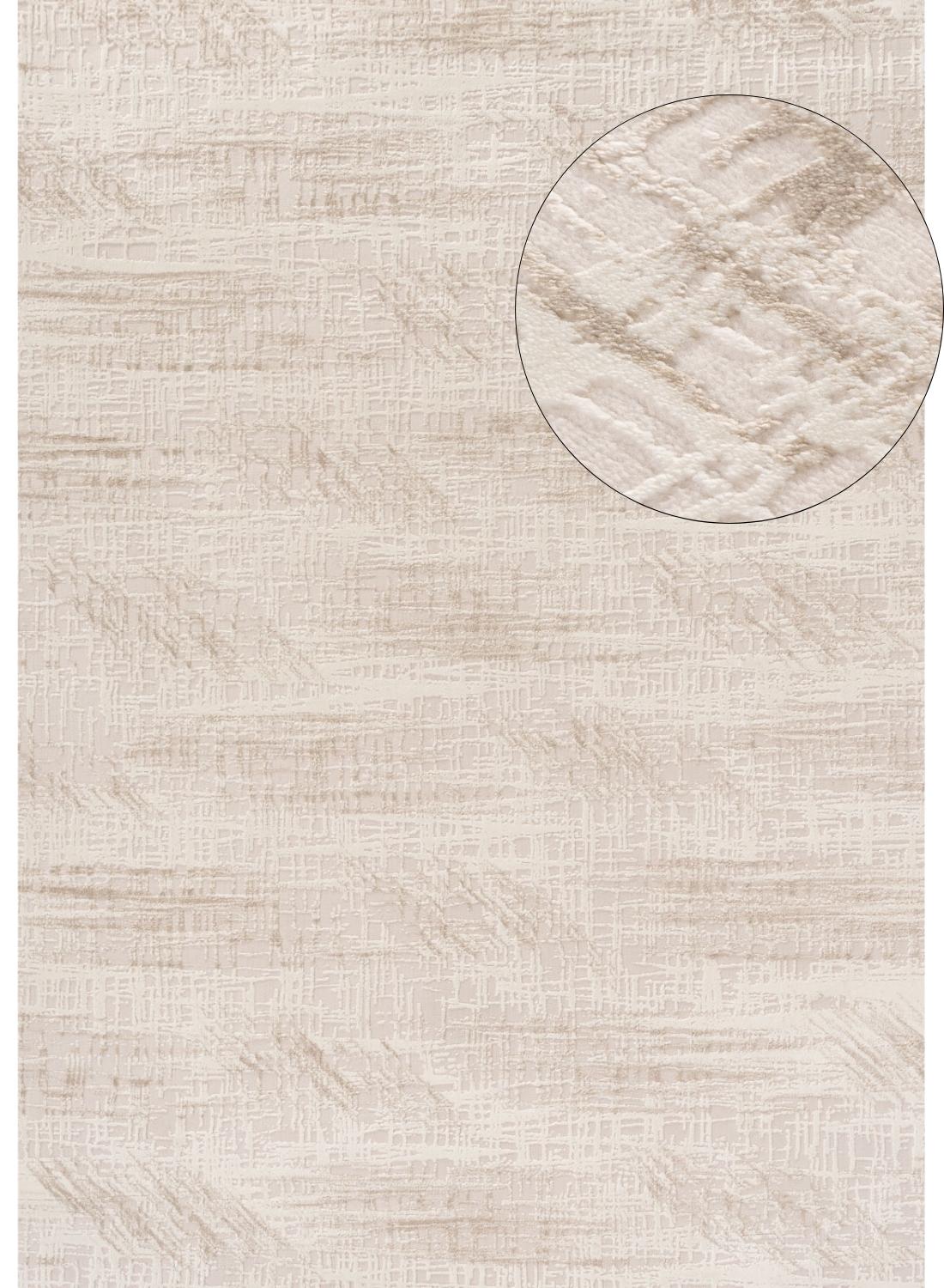 Carmel Cream-Beige Abstract Rug | 6030