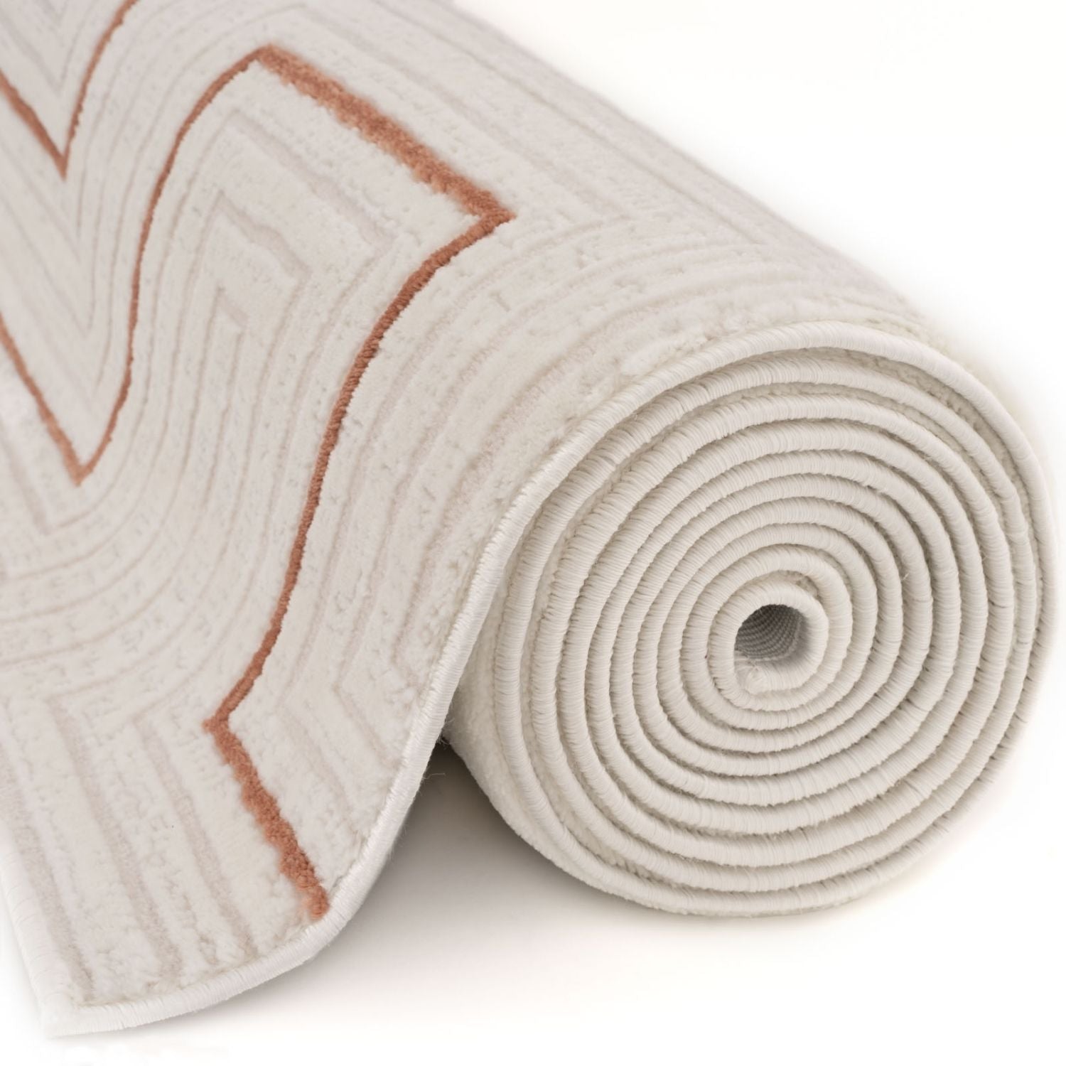 Carmel Cream-Terra Geometric Rug | 6040
