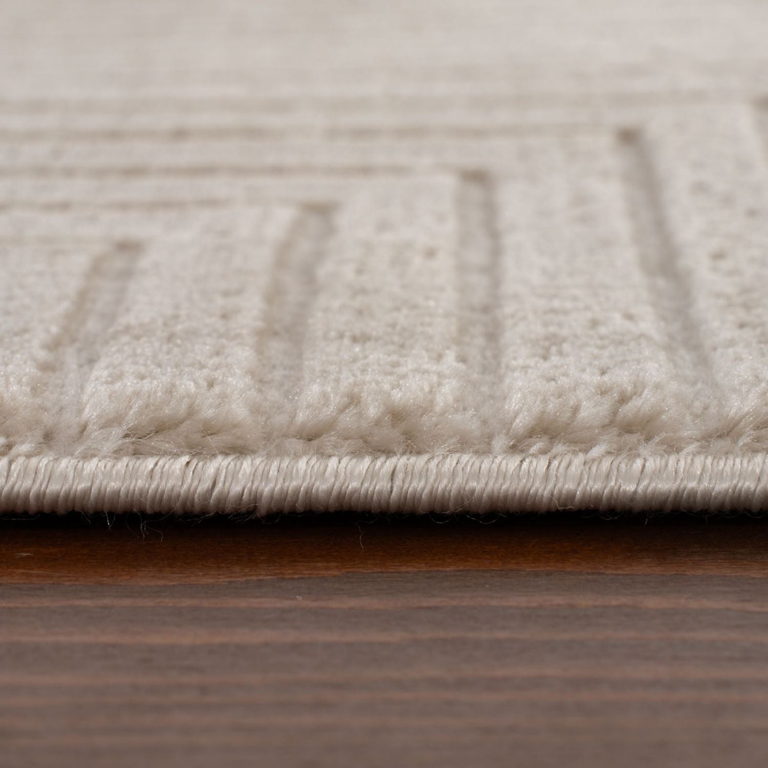 Carmel Beige-Cream Geometric Rug | 6050