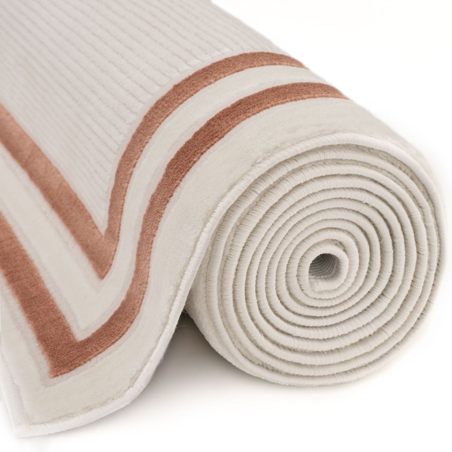 Carmel Cream-Terra Bordered Rug | 6060