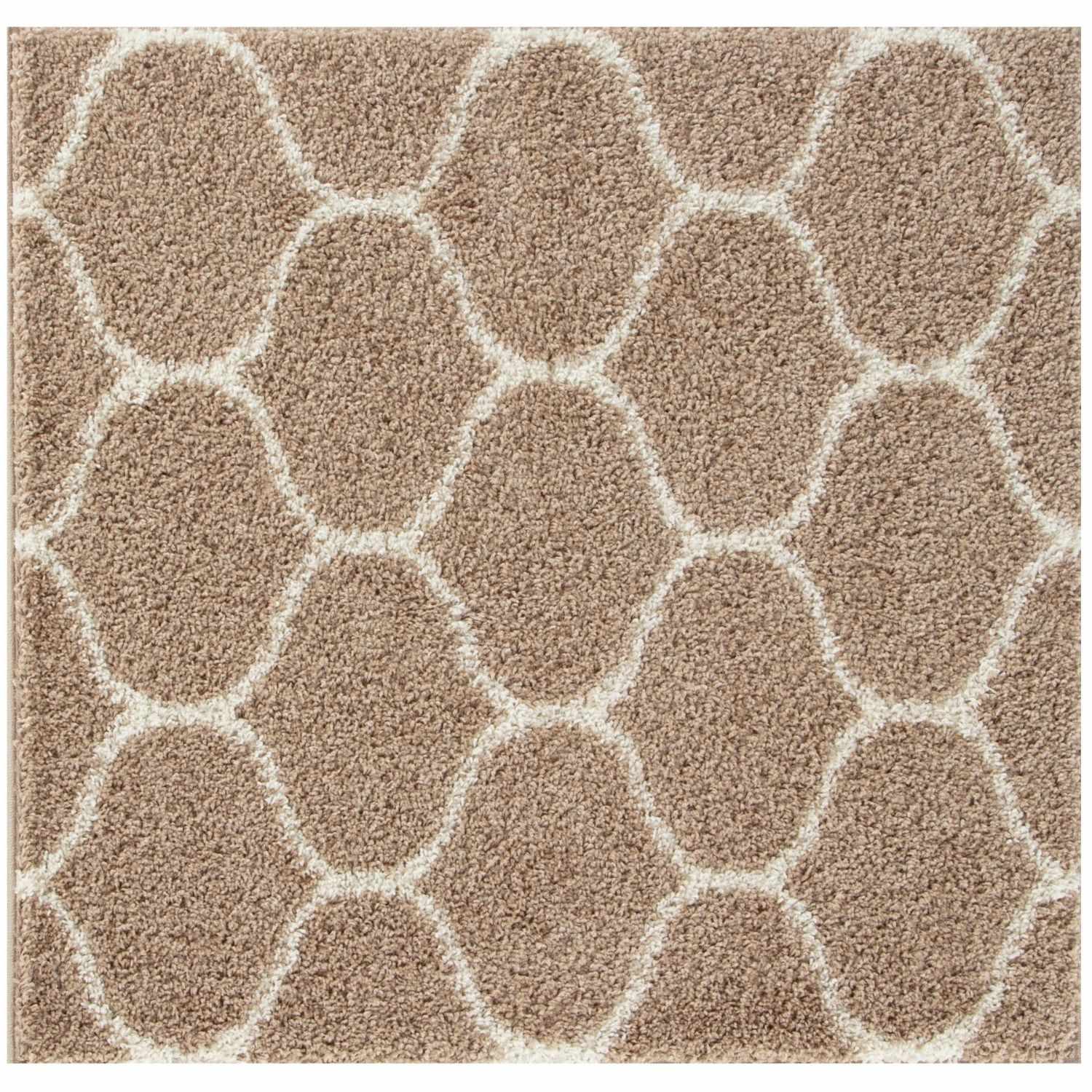 Moroccan Beige Shaggy Rug | 620