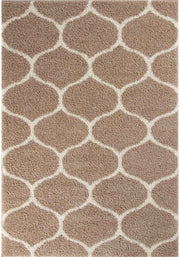 Moroccan Beige Shaggy Rug | 620