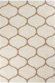 Moroccan Ivory Shaggy Rug | 630