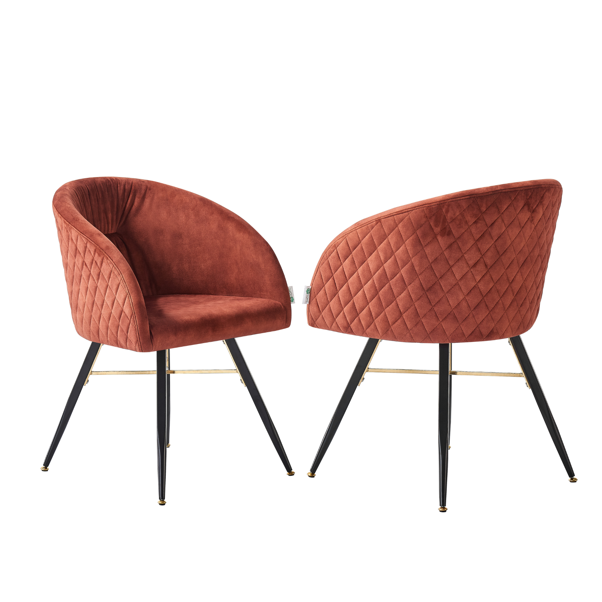 Vittorio LUX Velvet Dining Chair with Metal Legs - Perfect for Dining Room Living Room