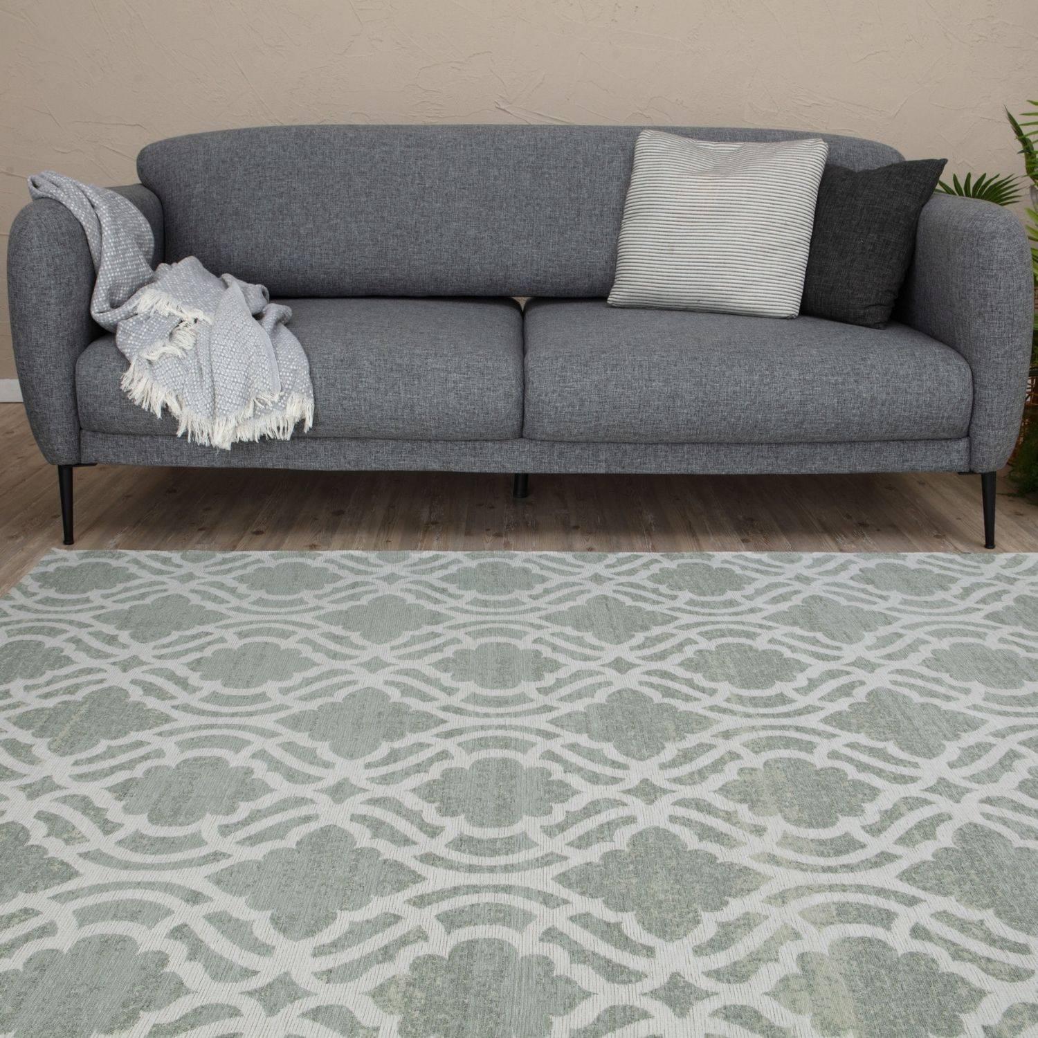 Washable Rug Carina Green | 6900G