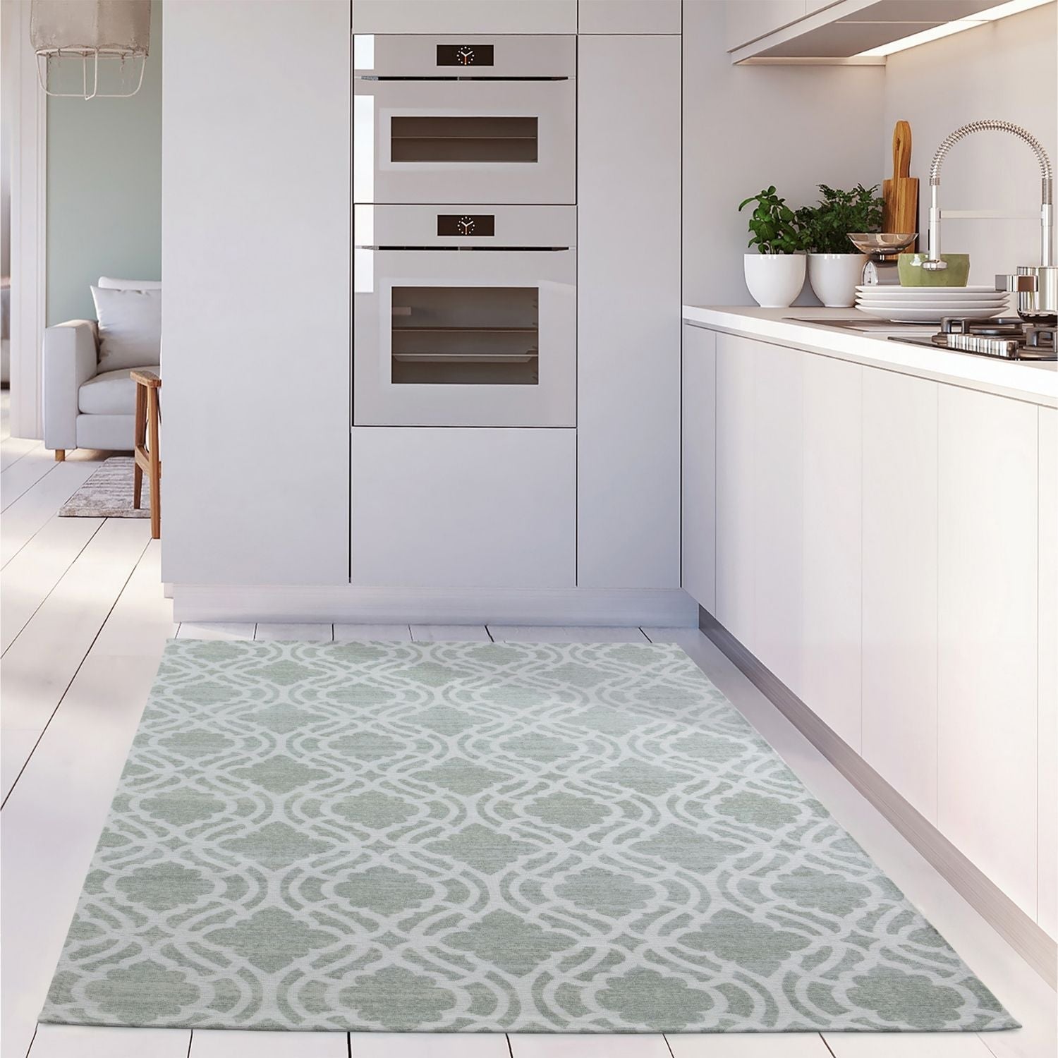 Washable Rug Carina Green | 6900G