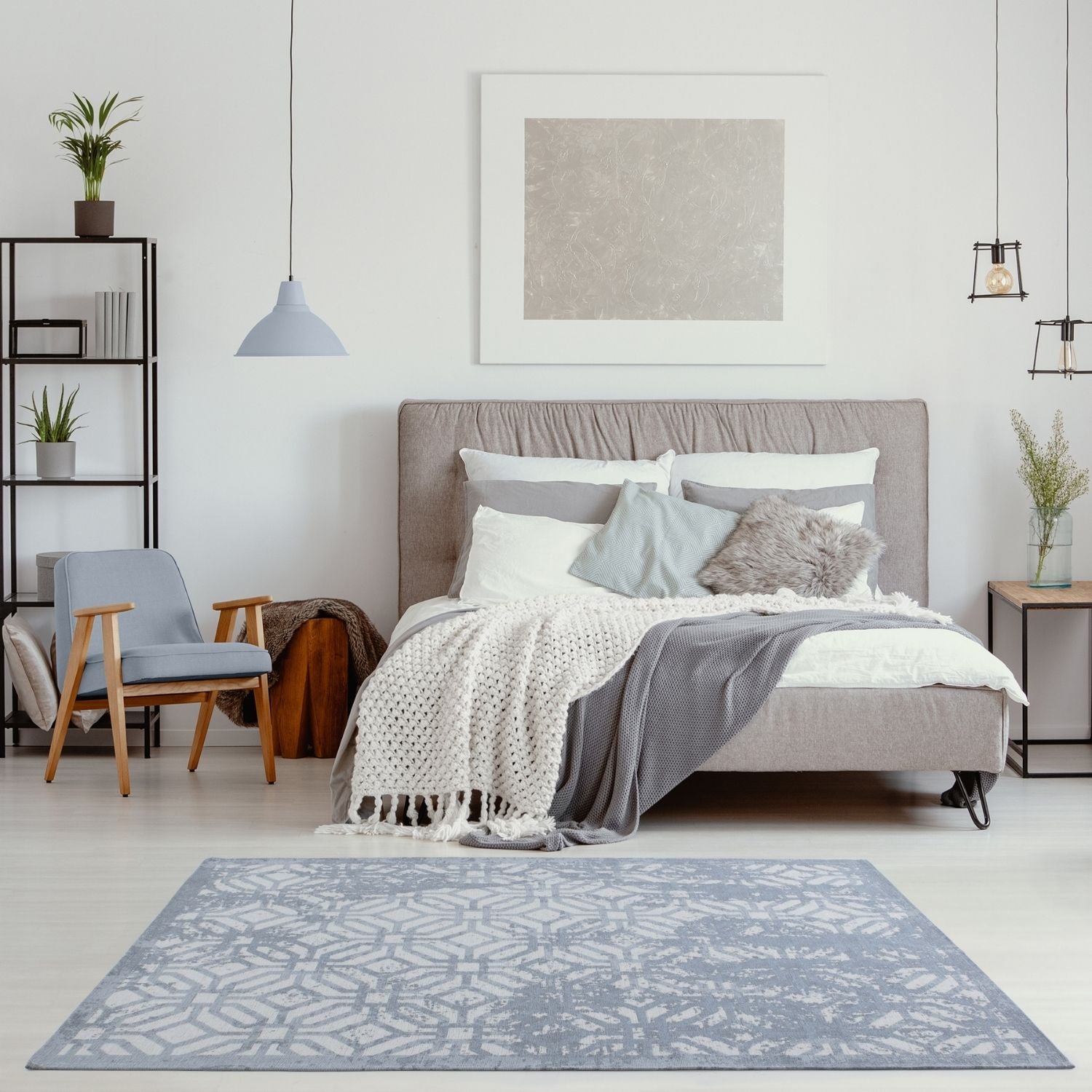 Washable Rug Carina Blue | 6931B