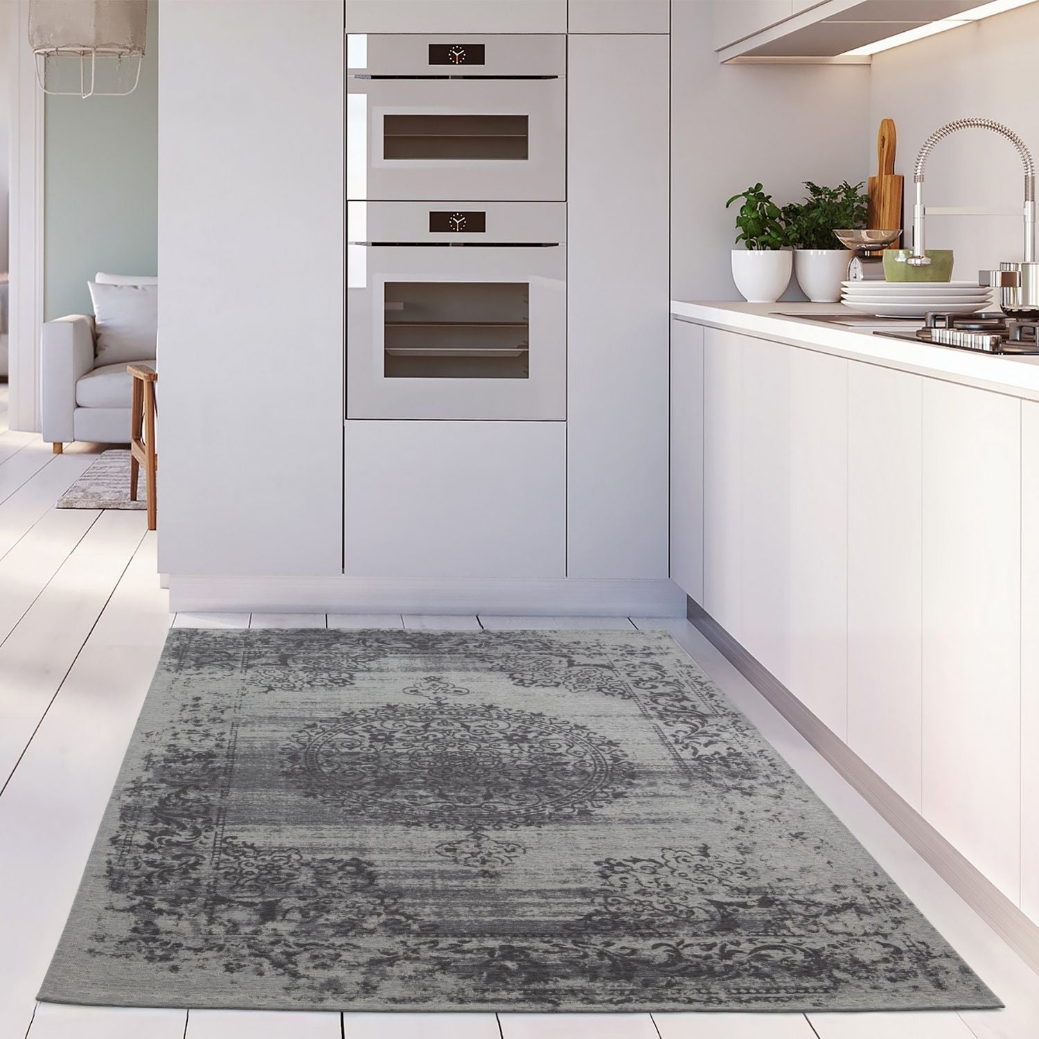 Washable Rug Carina Grey | 6942