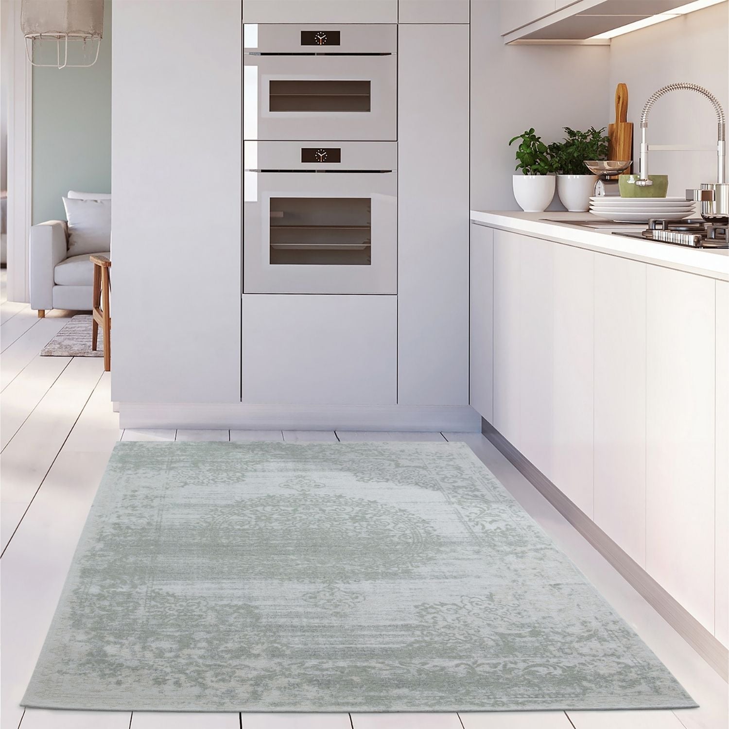 Washable Rug Carina Green | 6944