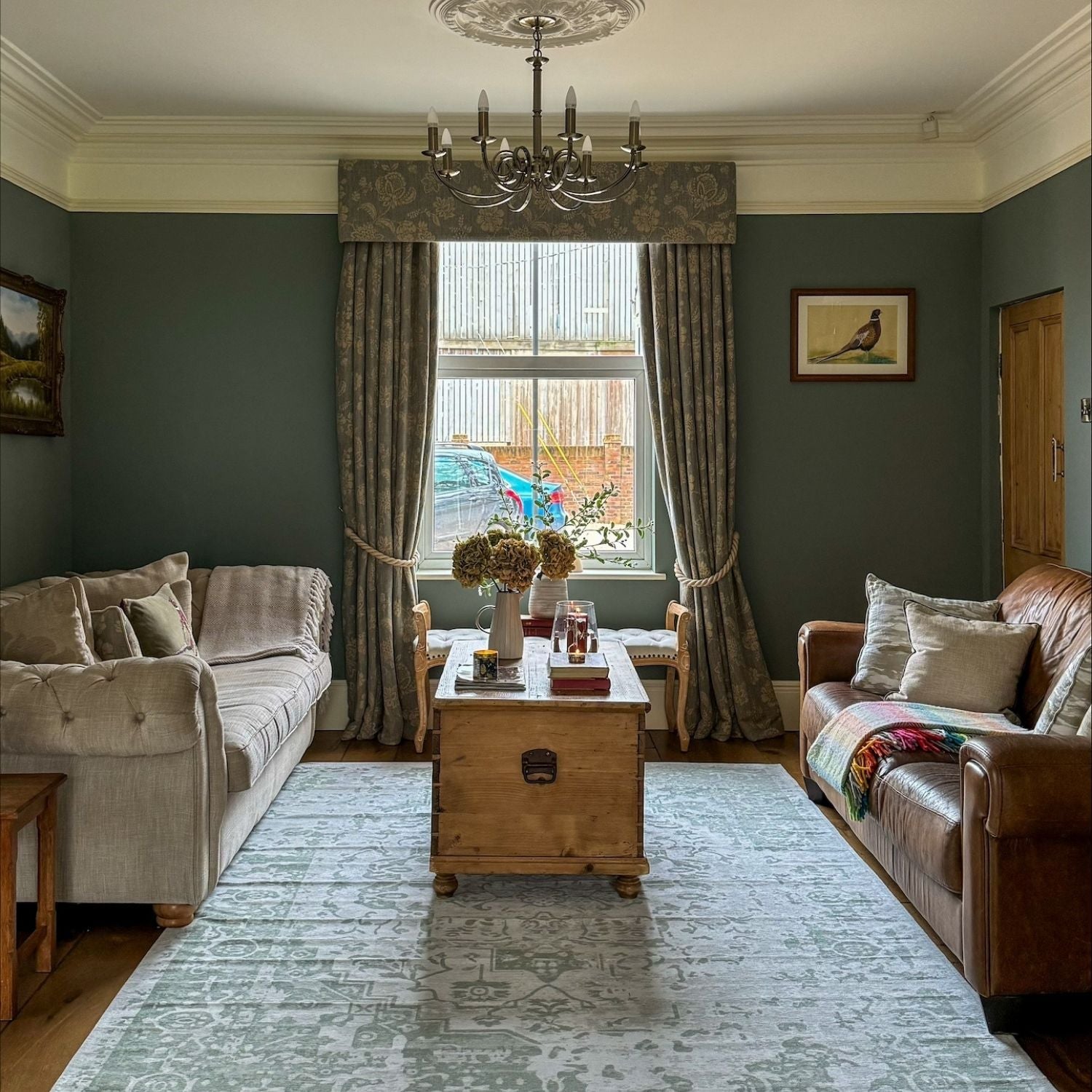 Washable Rug Carina Green | 6961