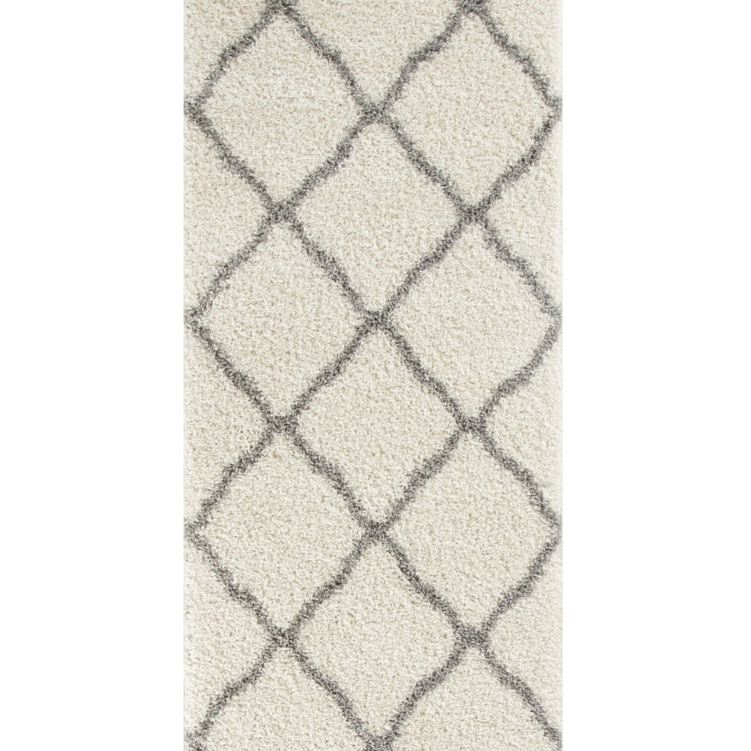 Moroccan Ivory Shaggy Rug | 700