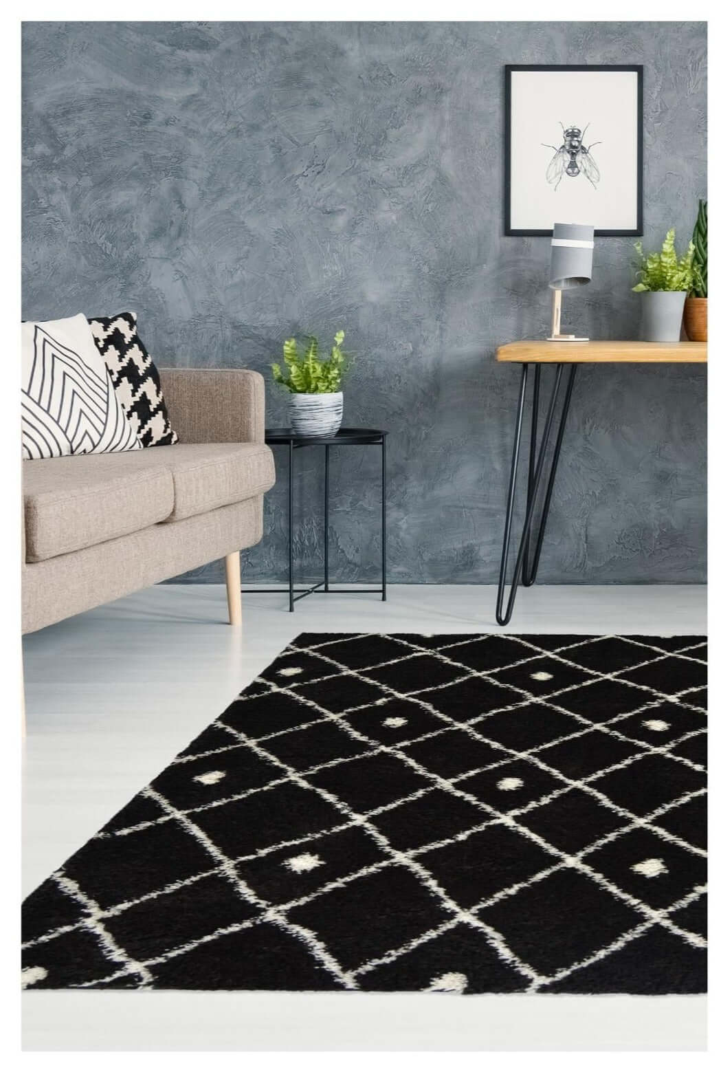 Snug Nomadic Shaggy Rug | I044A