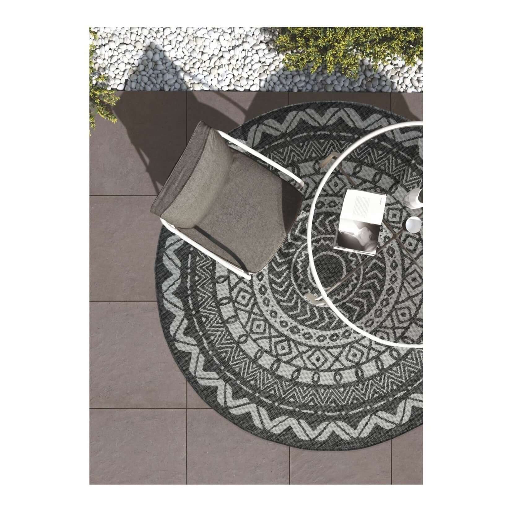 County Circle Indoor/Outdoor Rug | 11659A