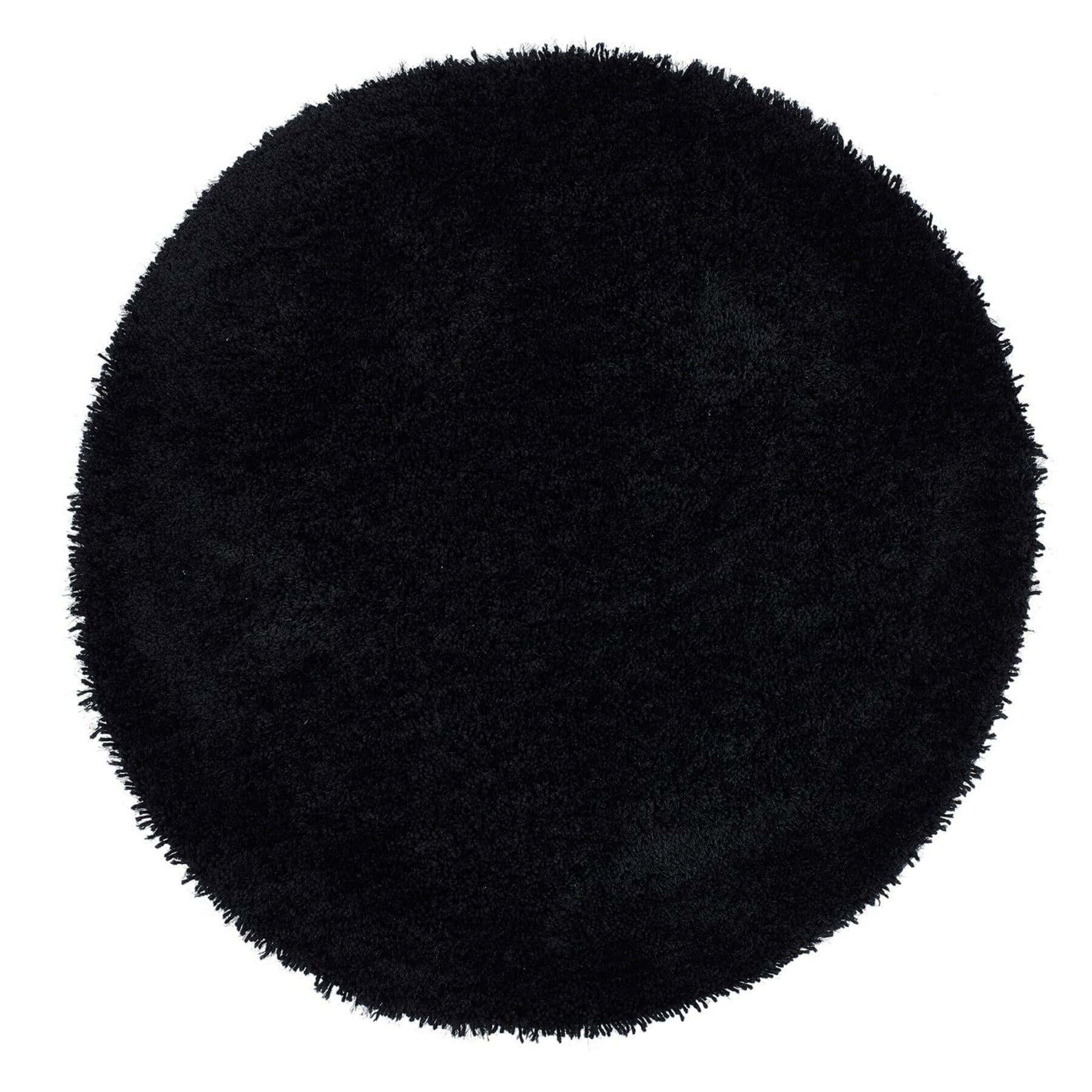 Chicago Black Shaggy Rug