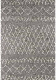 Moroccan Grey Shaggy Rug | 910