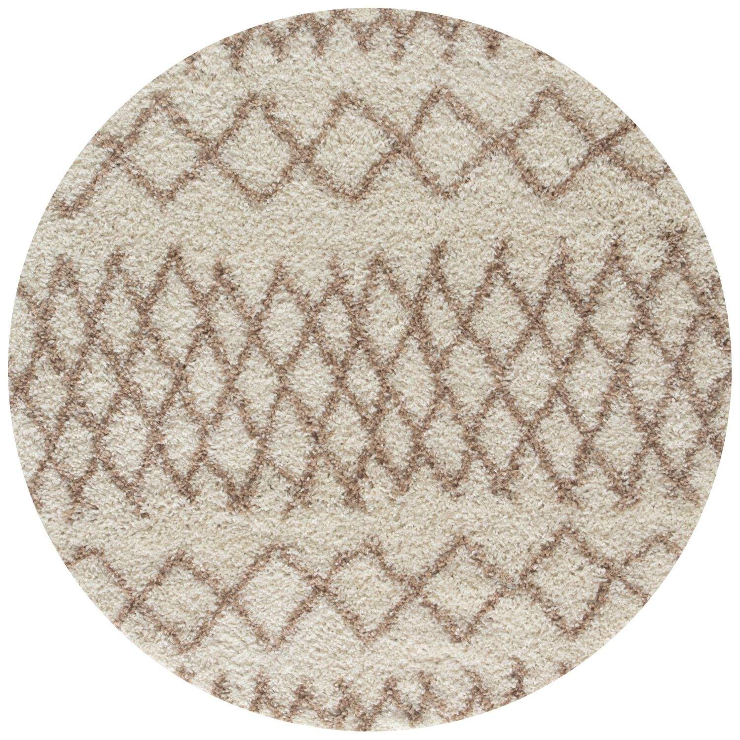 Moroccan Ivory Beige Shaggy Rug | 930