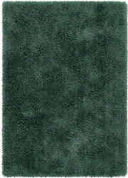 Chicago Forest Green Shaggy Rug