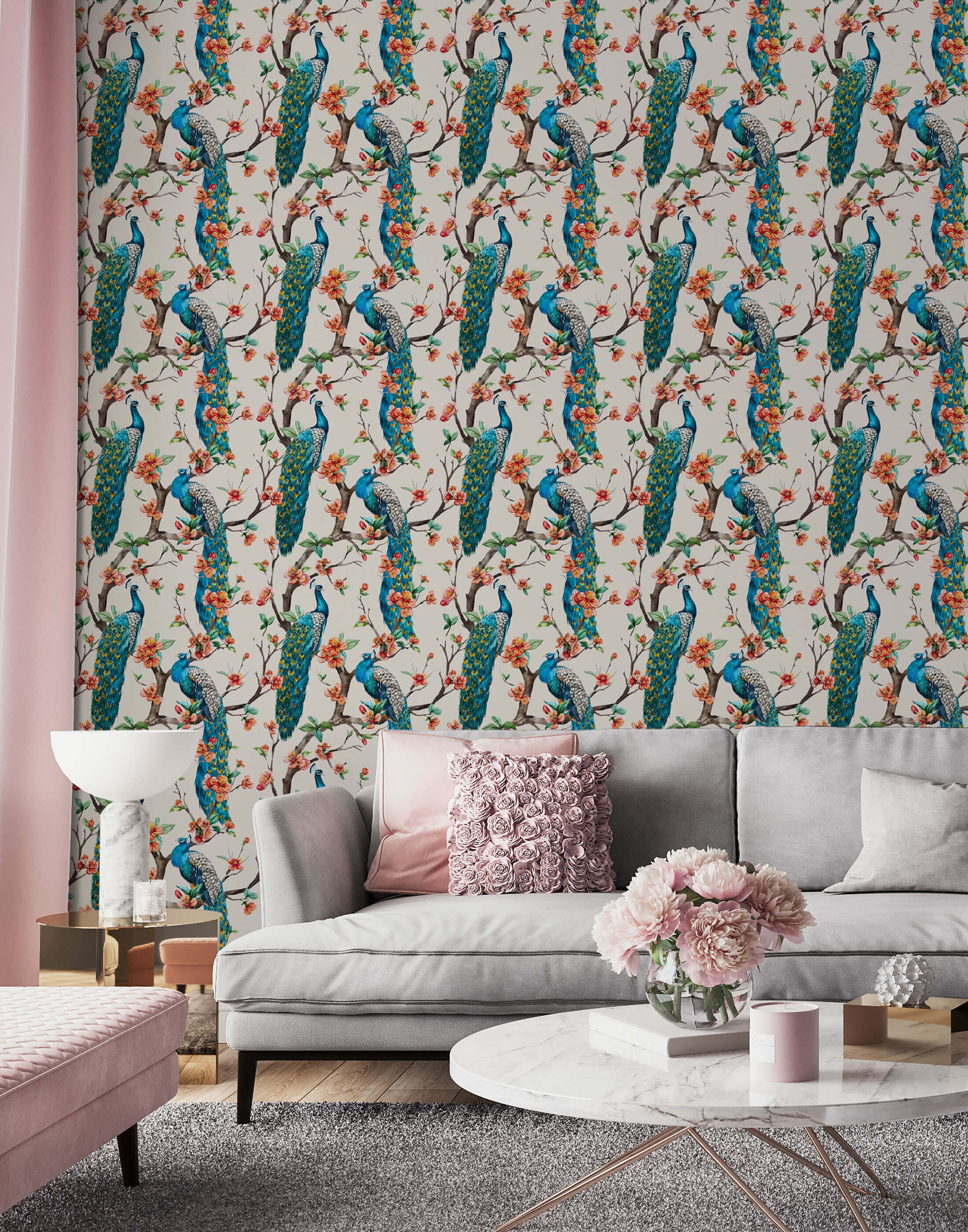 Bobbi Beck Annabel Bird Luxury Wallpaper