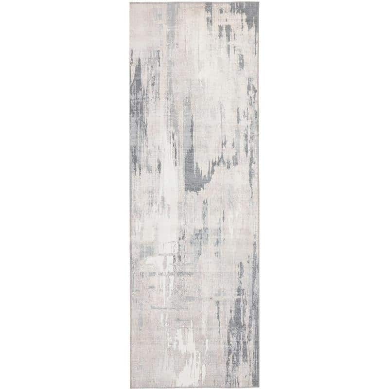 Eco-Washable Rug Abstract Design