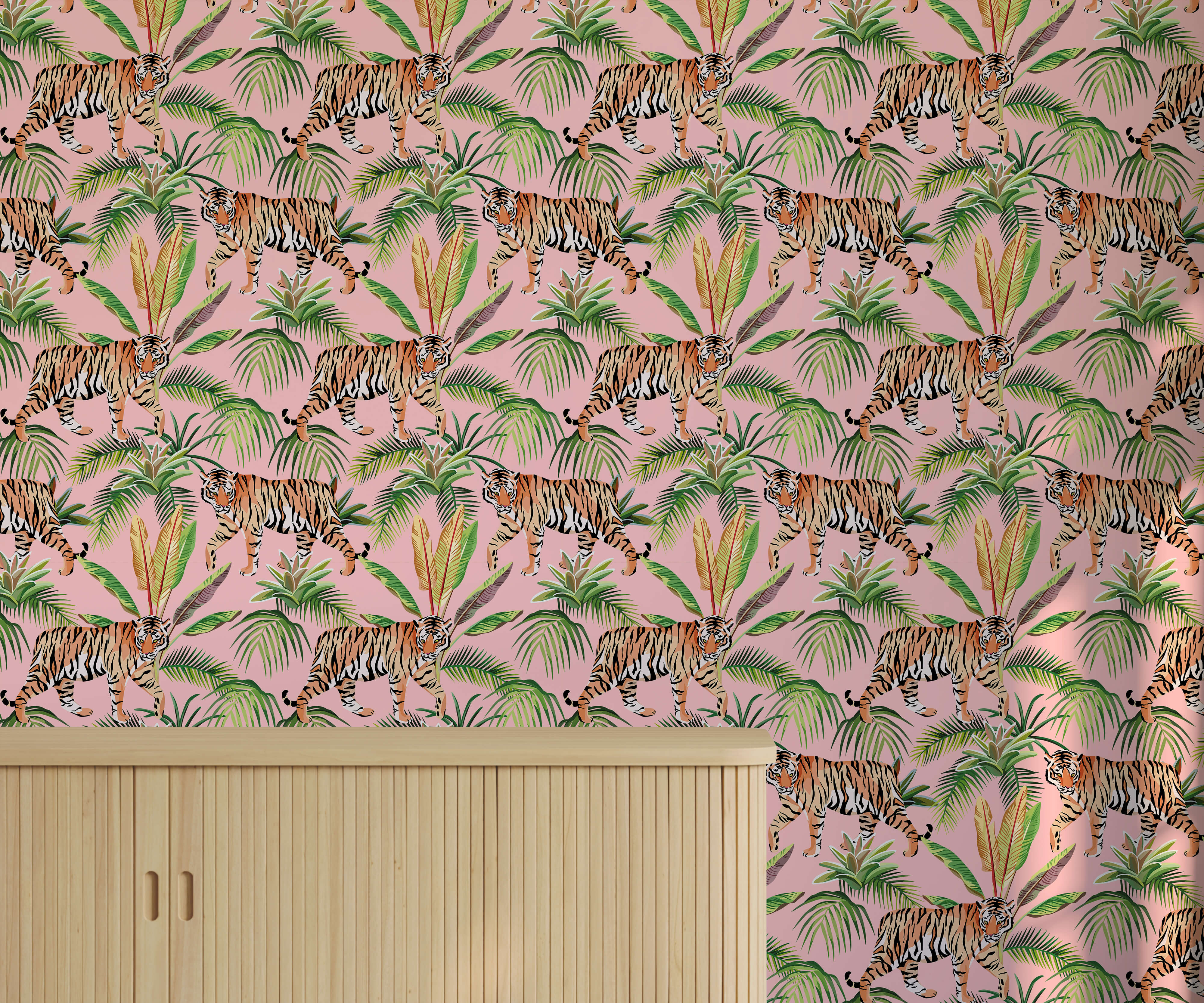 Bobbi Beck Asonia Tiger Animal Luxury Wallpaper