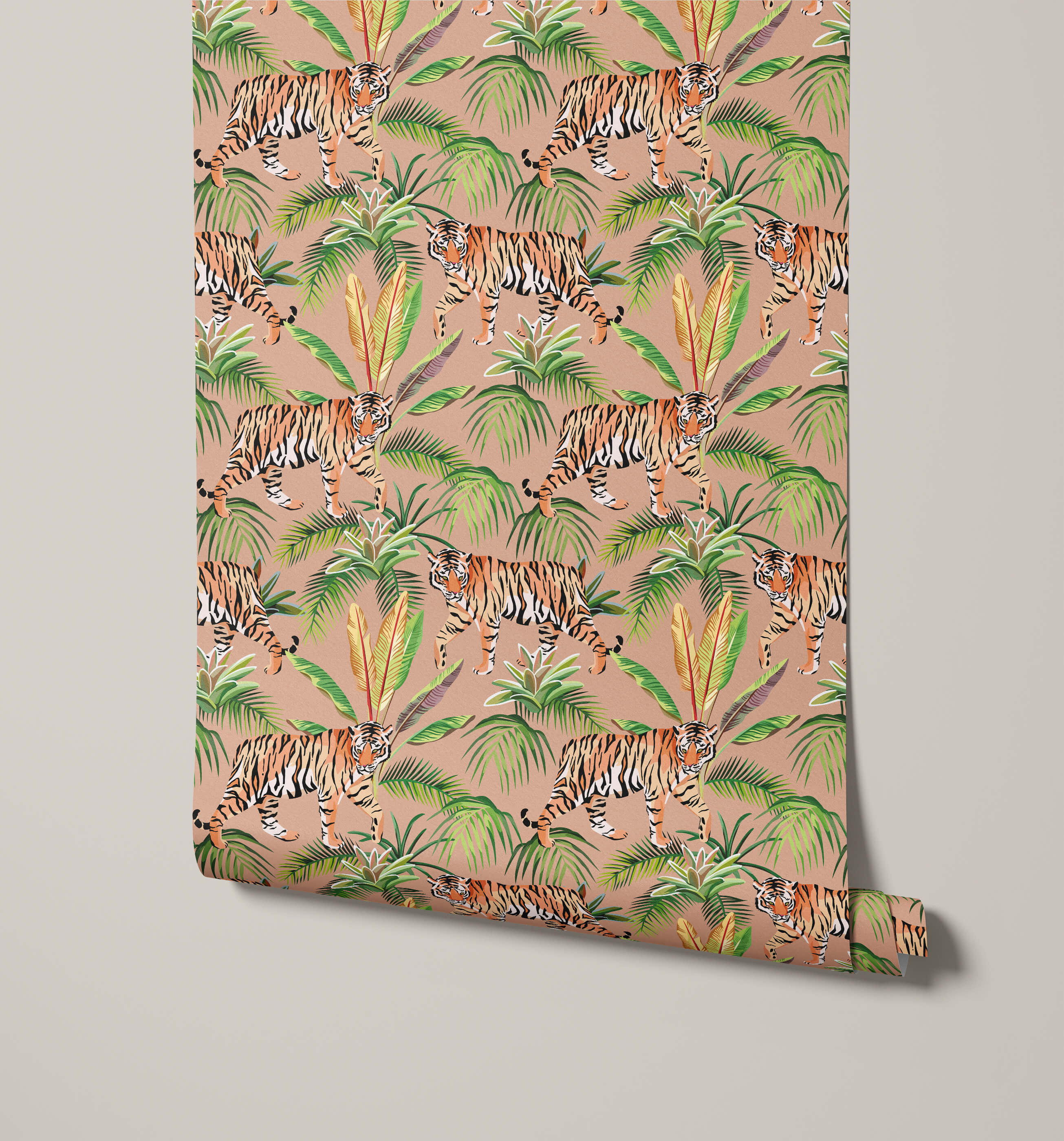 Bobbi Beck Asonia Tiger Animal Luxury Wallpaper