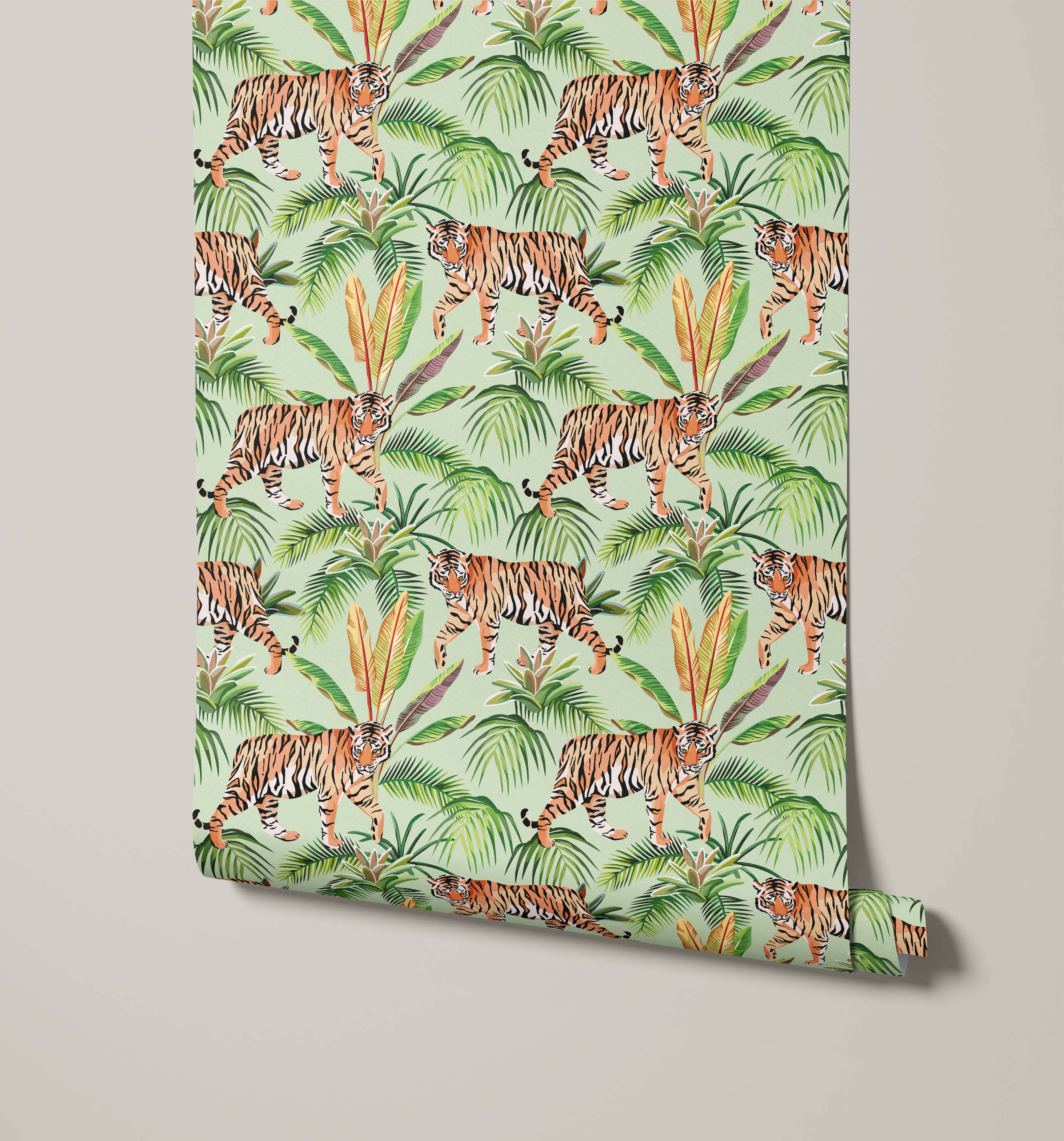 Bobbi Beck Asonia Tiger Animal Luxury Wallpaper