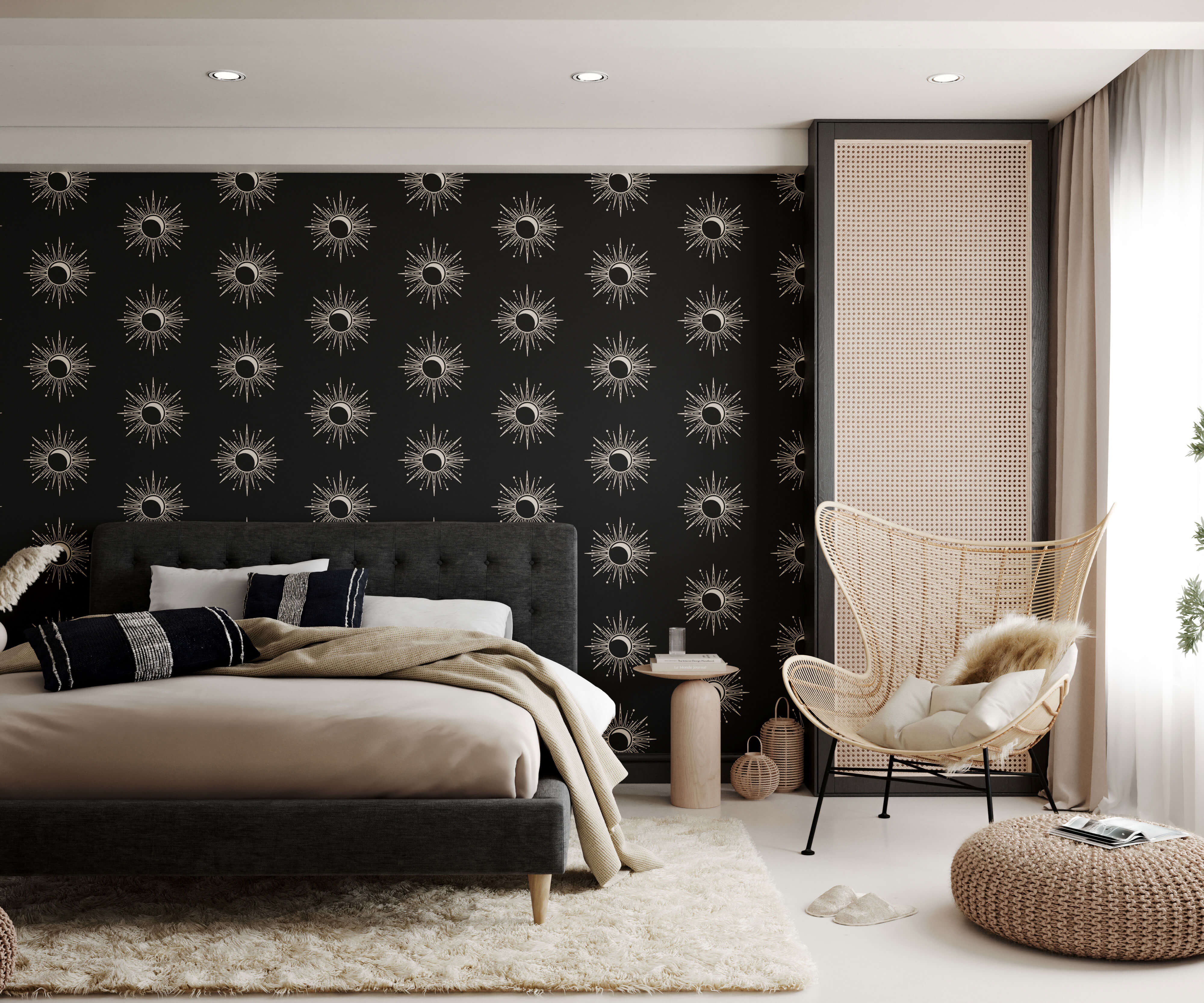 Bobbi Beck Astro Patterned Luxury Wallpaper