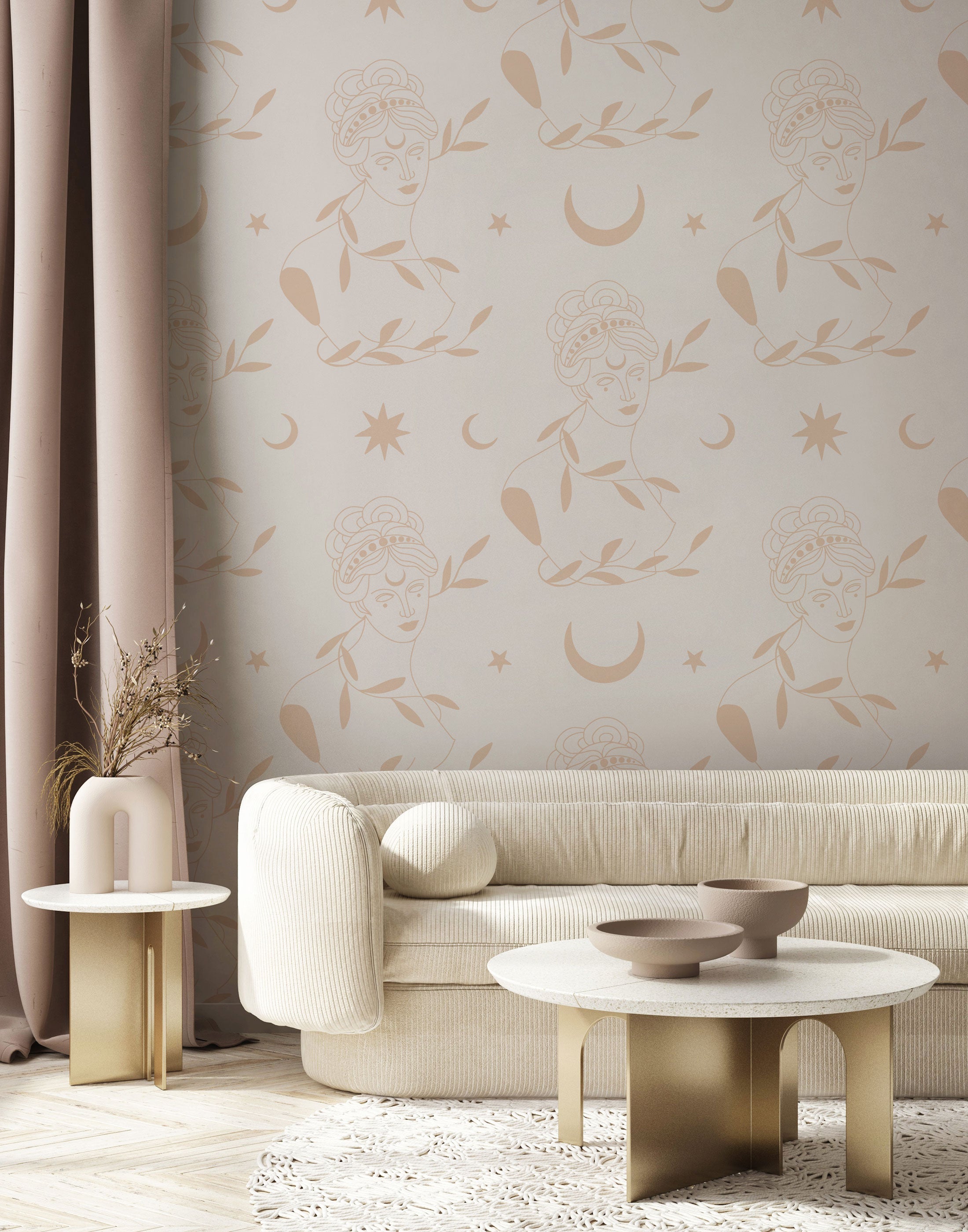 Bobbi Beck Athena Patterned Luxury Wallpaper