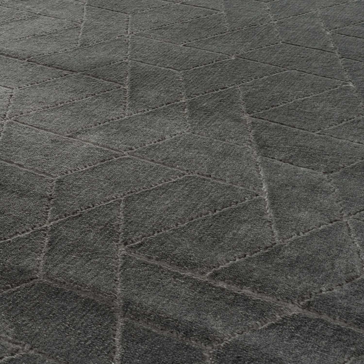 Aura Collection Rug Monolith in Grey