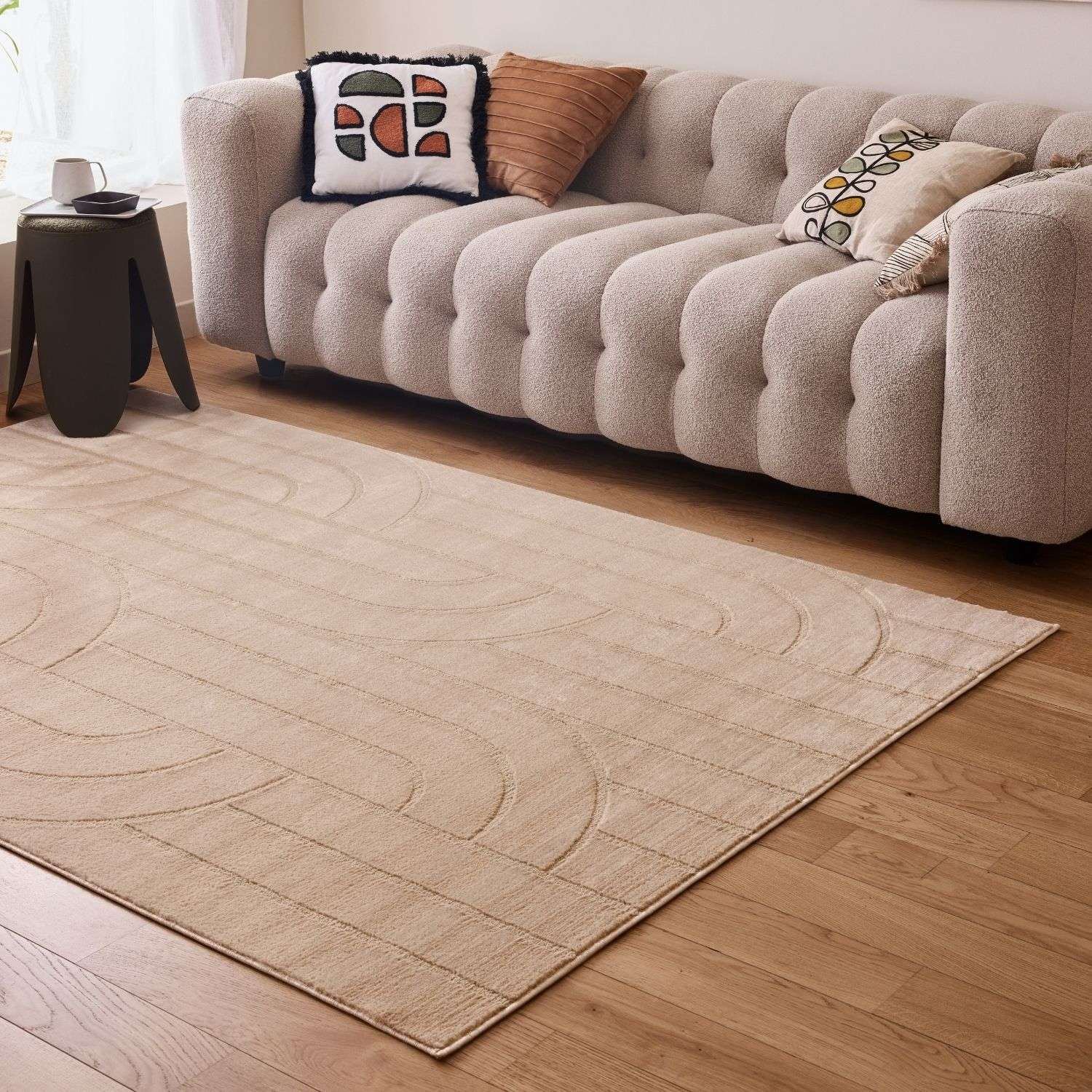 Aura Collection Rug Sable in Beige