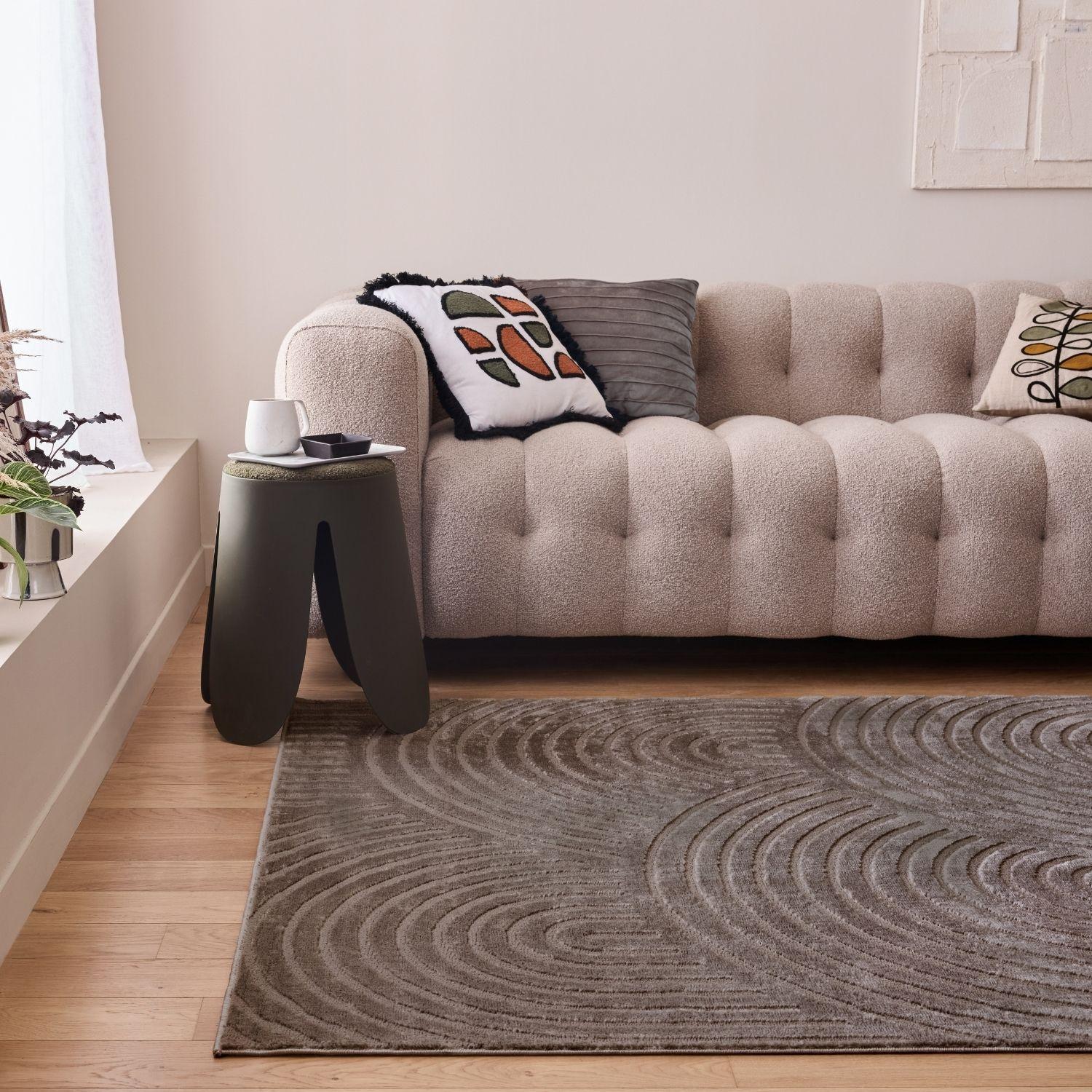 Aura Collection Rug Strata in Grey