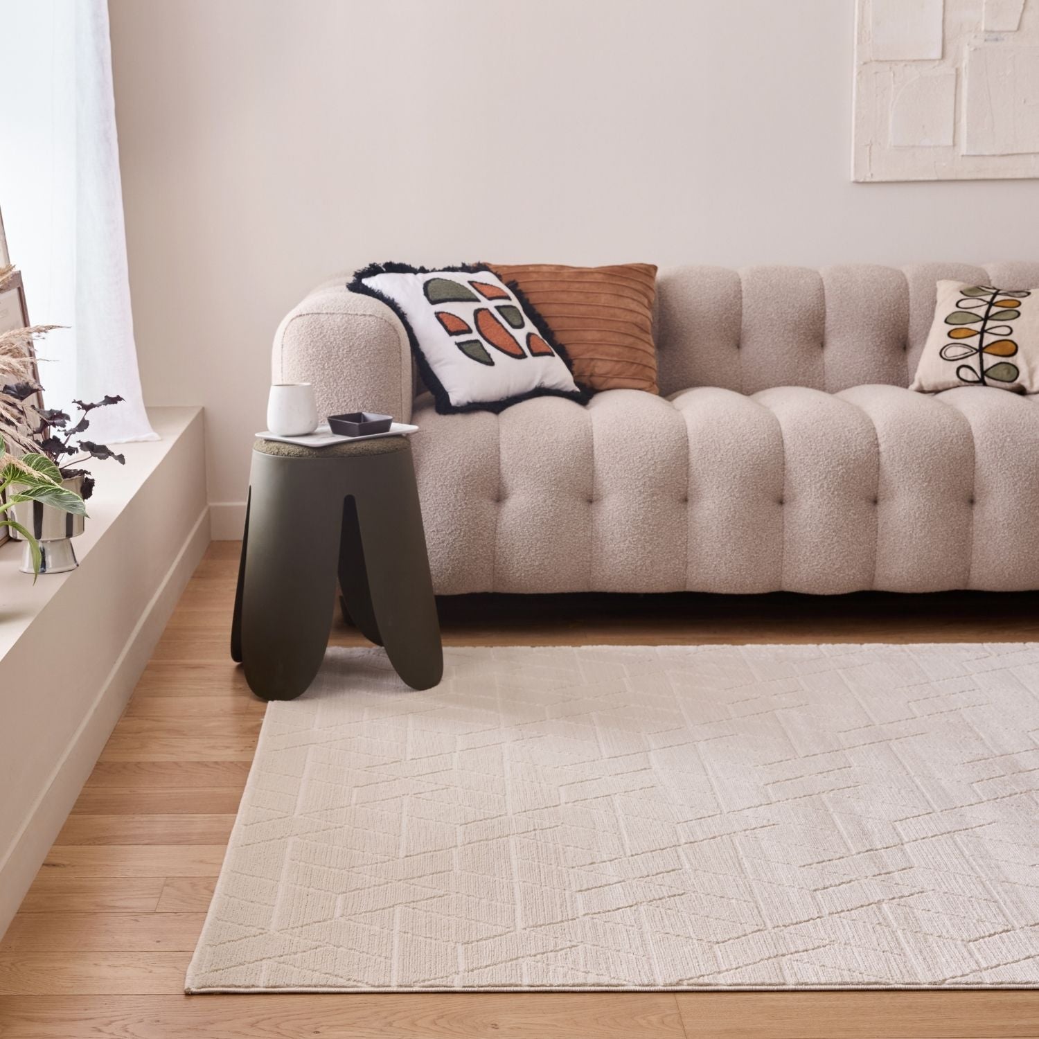 Aura Collection Rug Zenith in Cream
