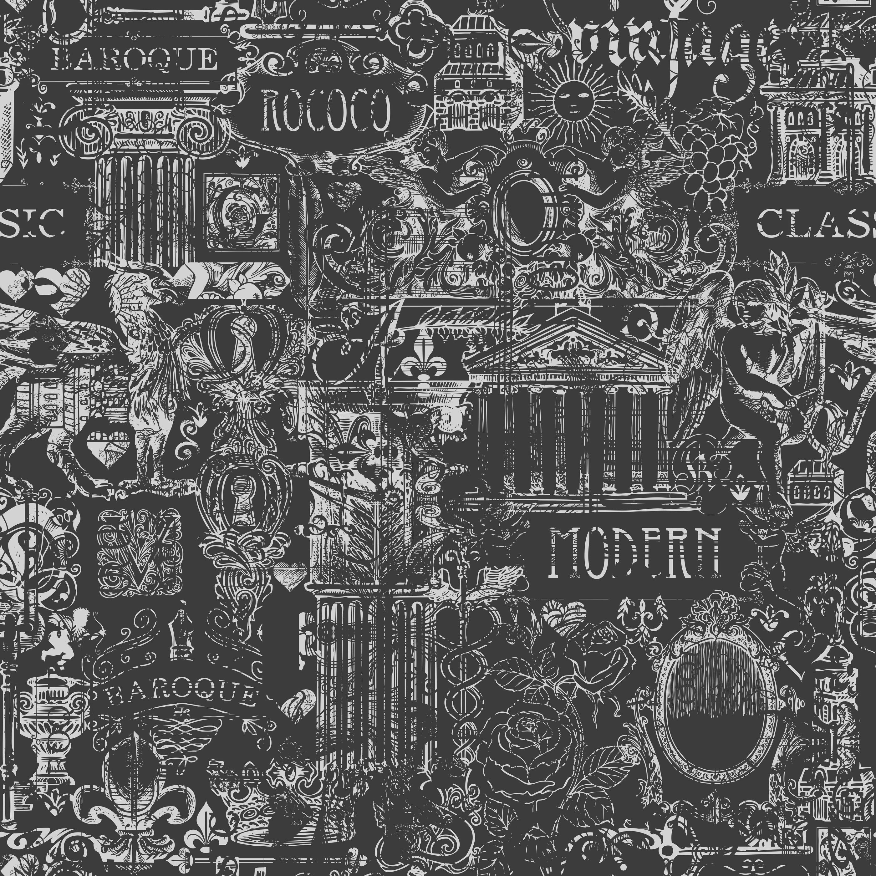 Bobbi Beck Barozzi Abstract Luxury Wallpaper