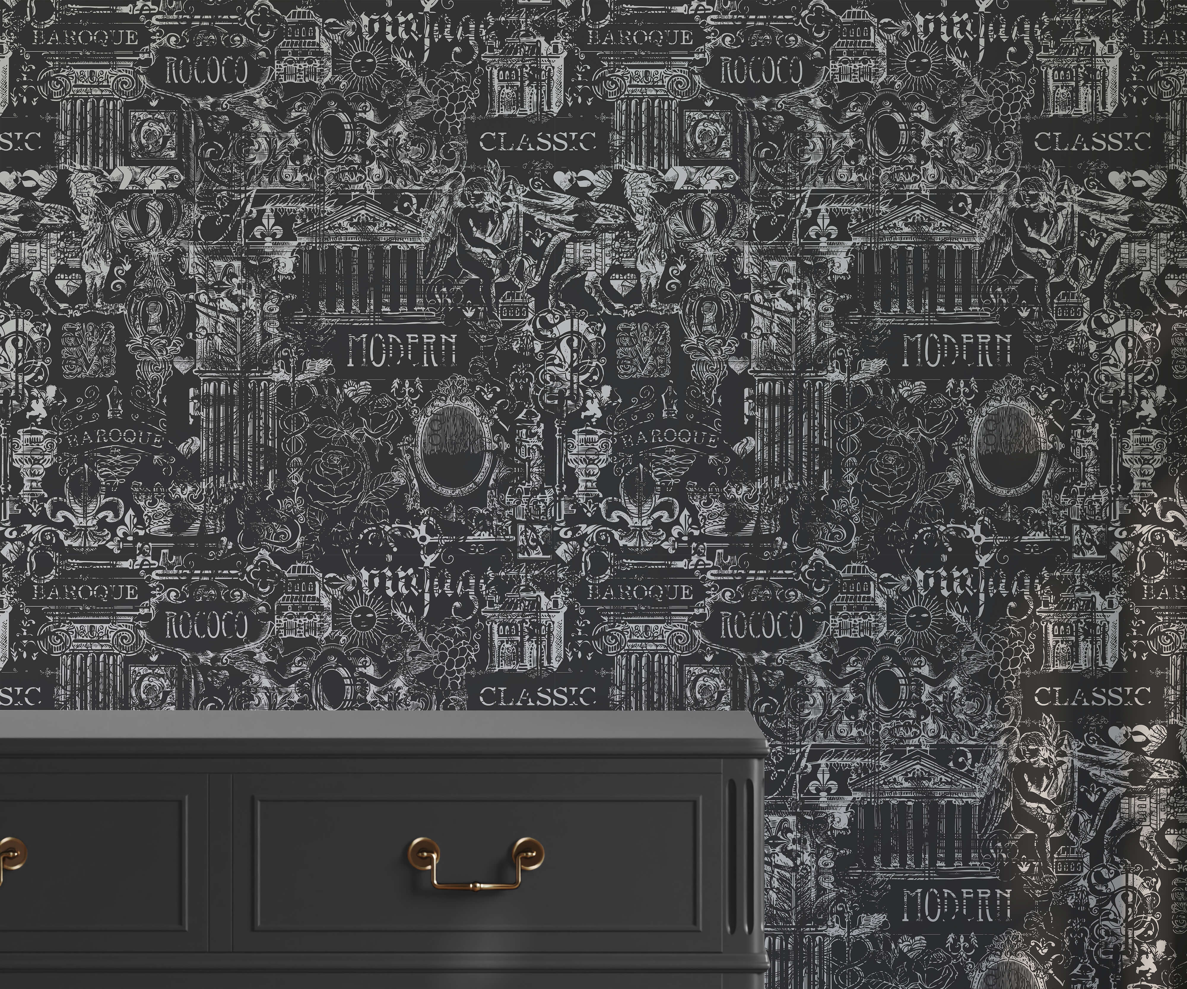 Bobbi Beck Barozzi Abstract Luxury Wallpaper