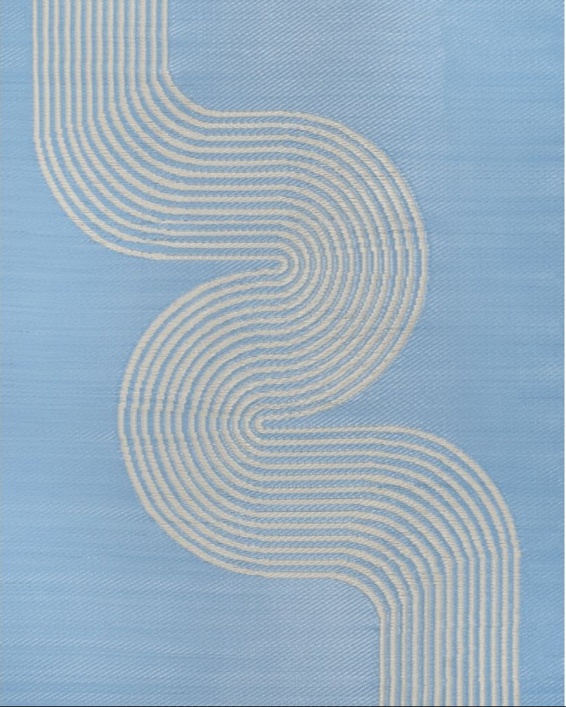 Urban Outdoor Rug Blue & Beige | 1010