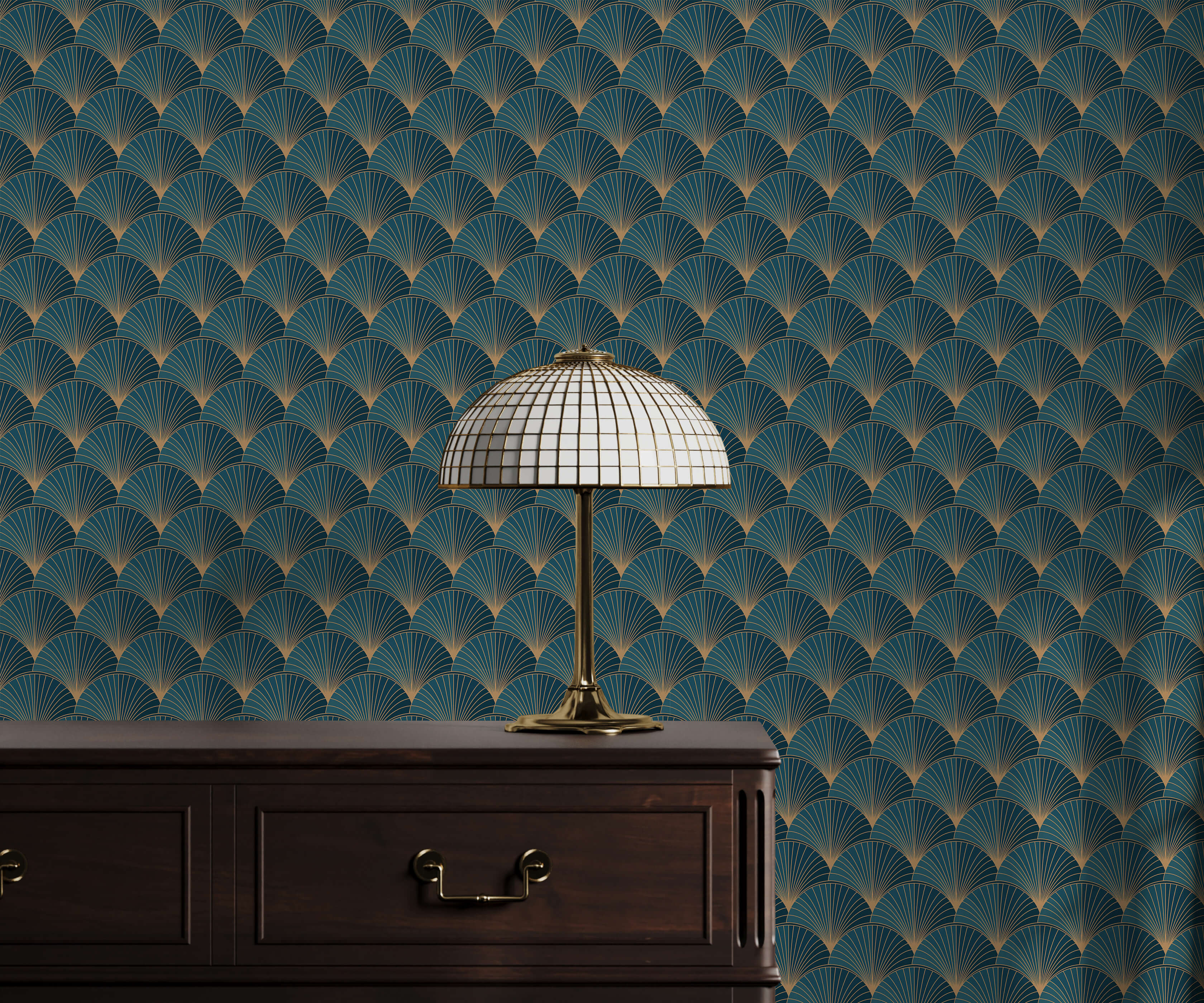 Bobbi Beck Borton Patterned Luxury Wallpaper