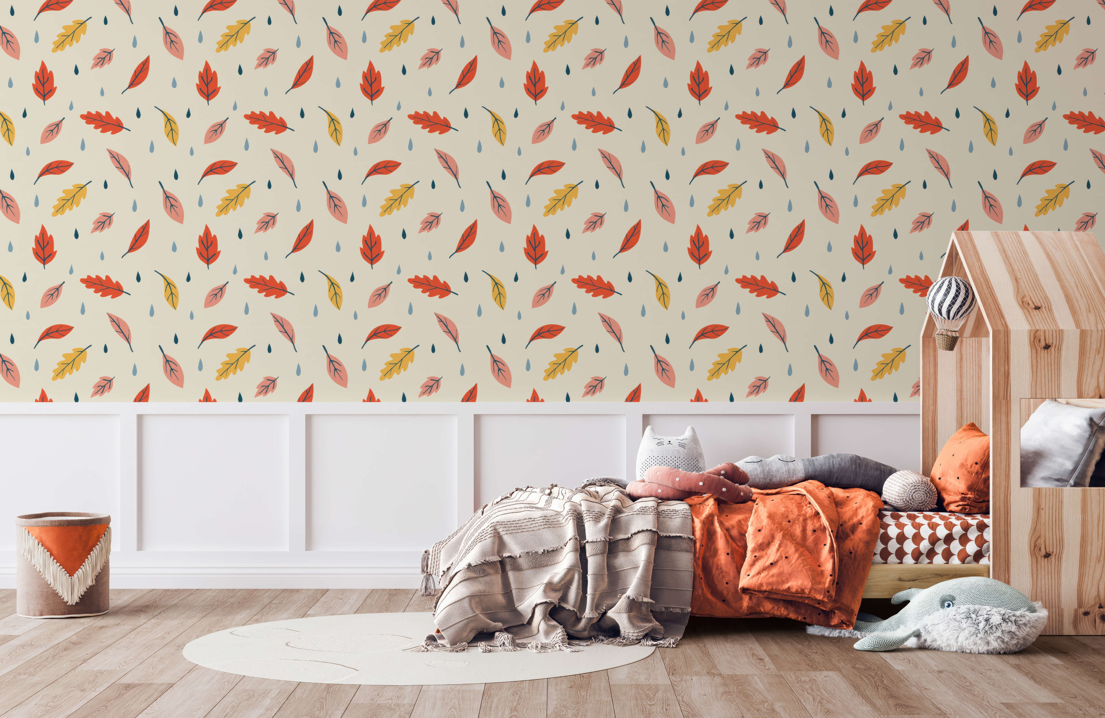 Bobbi Beck Breeze Leaf Luxury Wallpaper