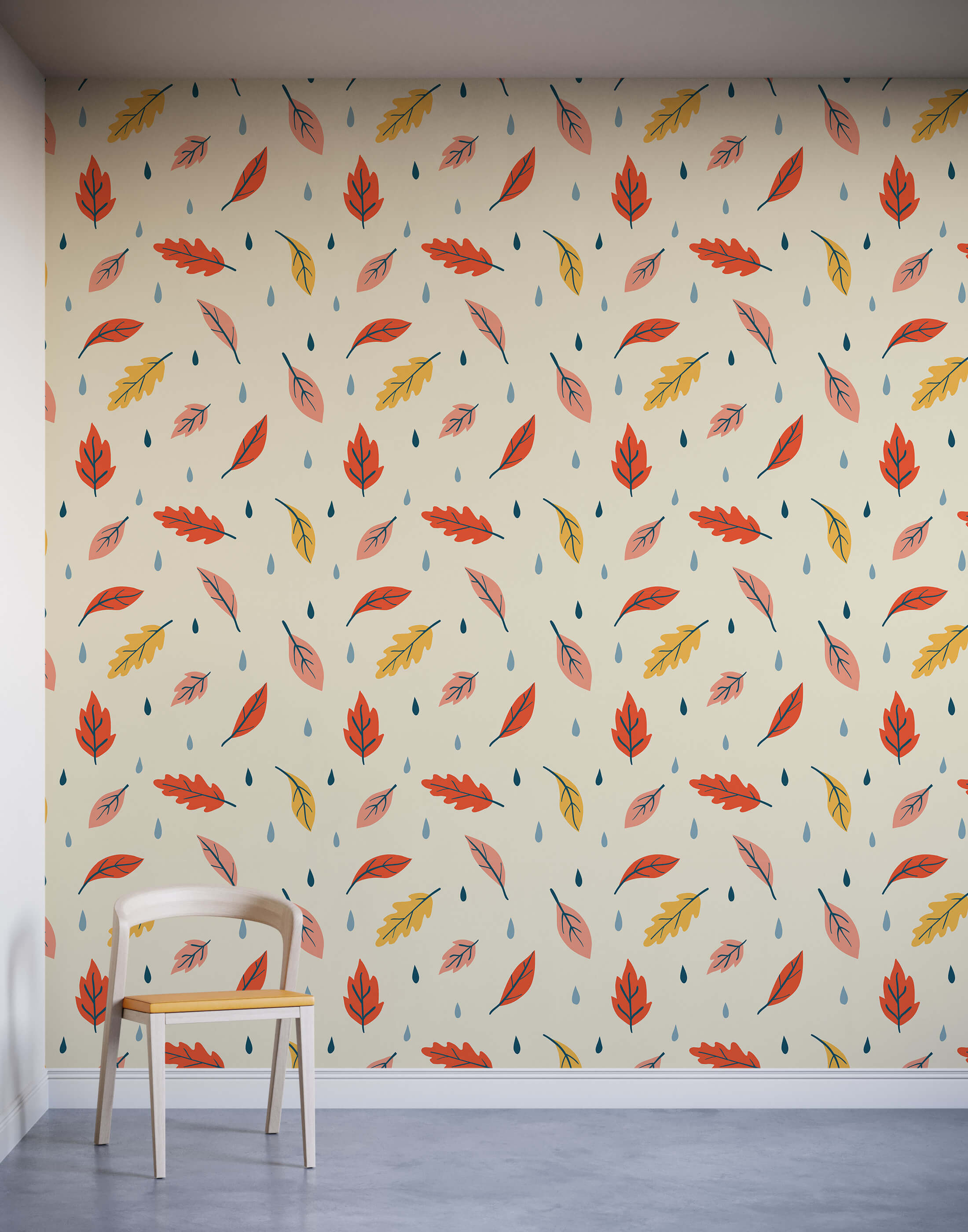 Bobbi Beck Breeze Leaf Luxury Wallpaper