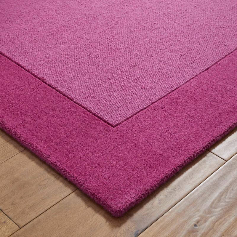 Colours Bordered Rug – Handmade Wool Rug